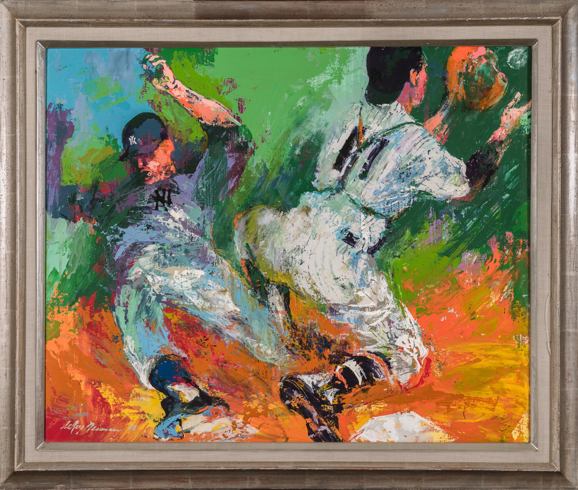 MANTLE AT HOME by LeRoy Neiman