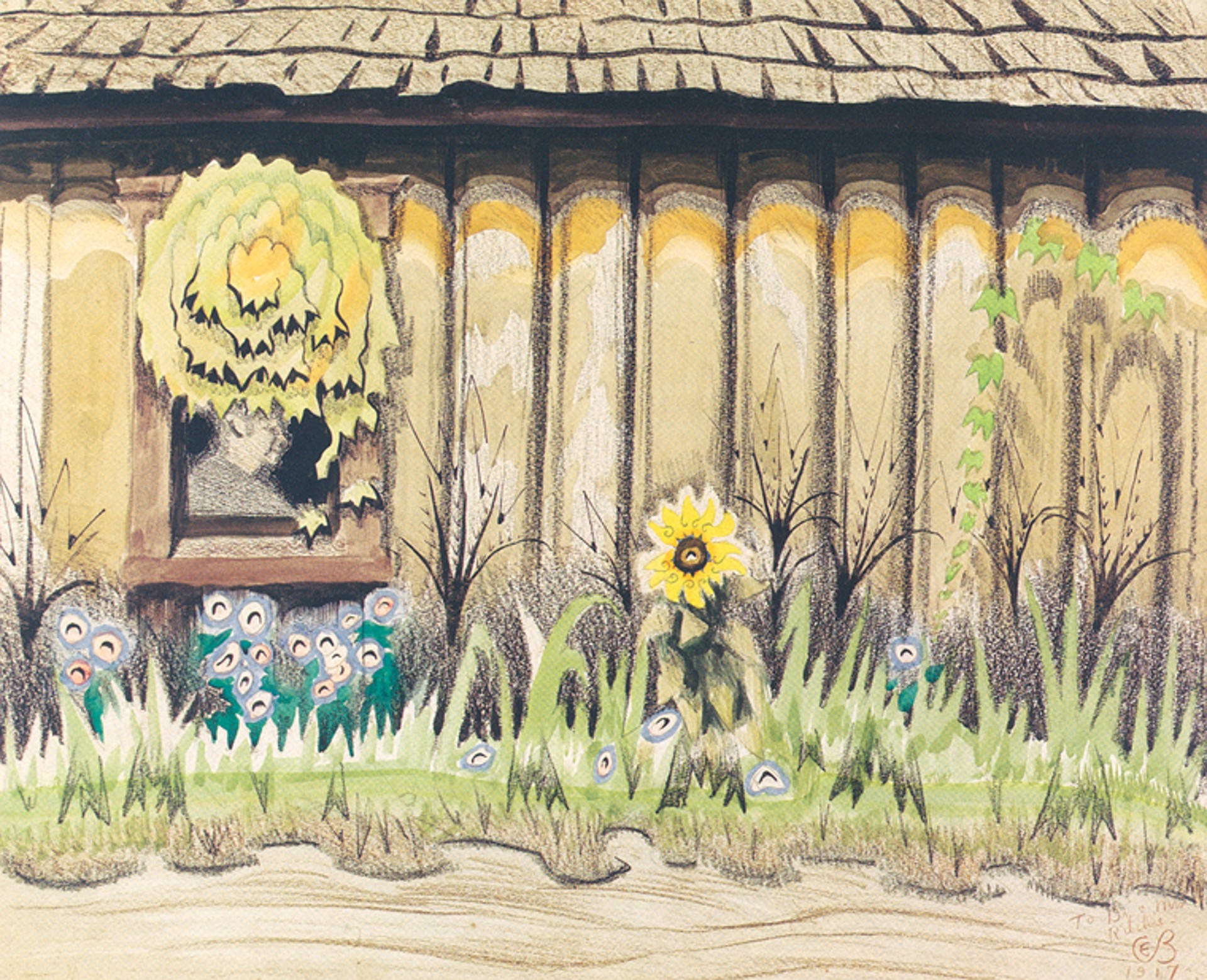 The Window by the Alley by Charles Burchfield