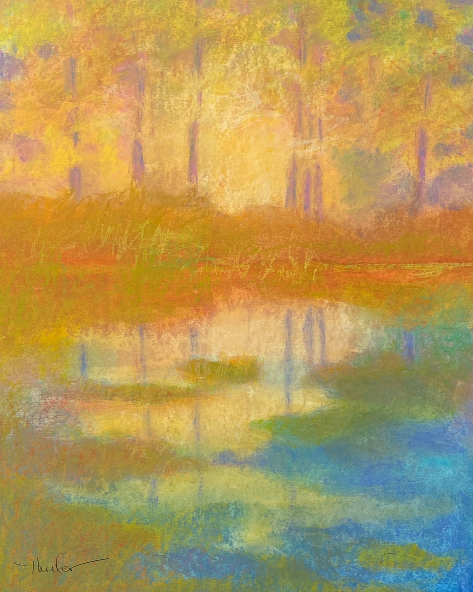 Reflecting Pond III by Pam Hassler