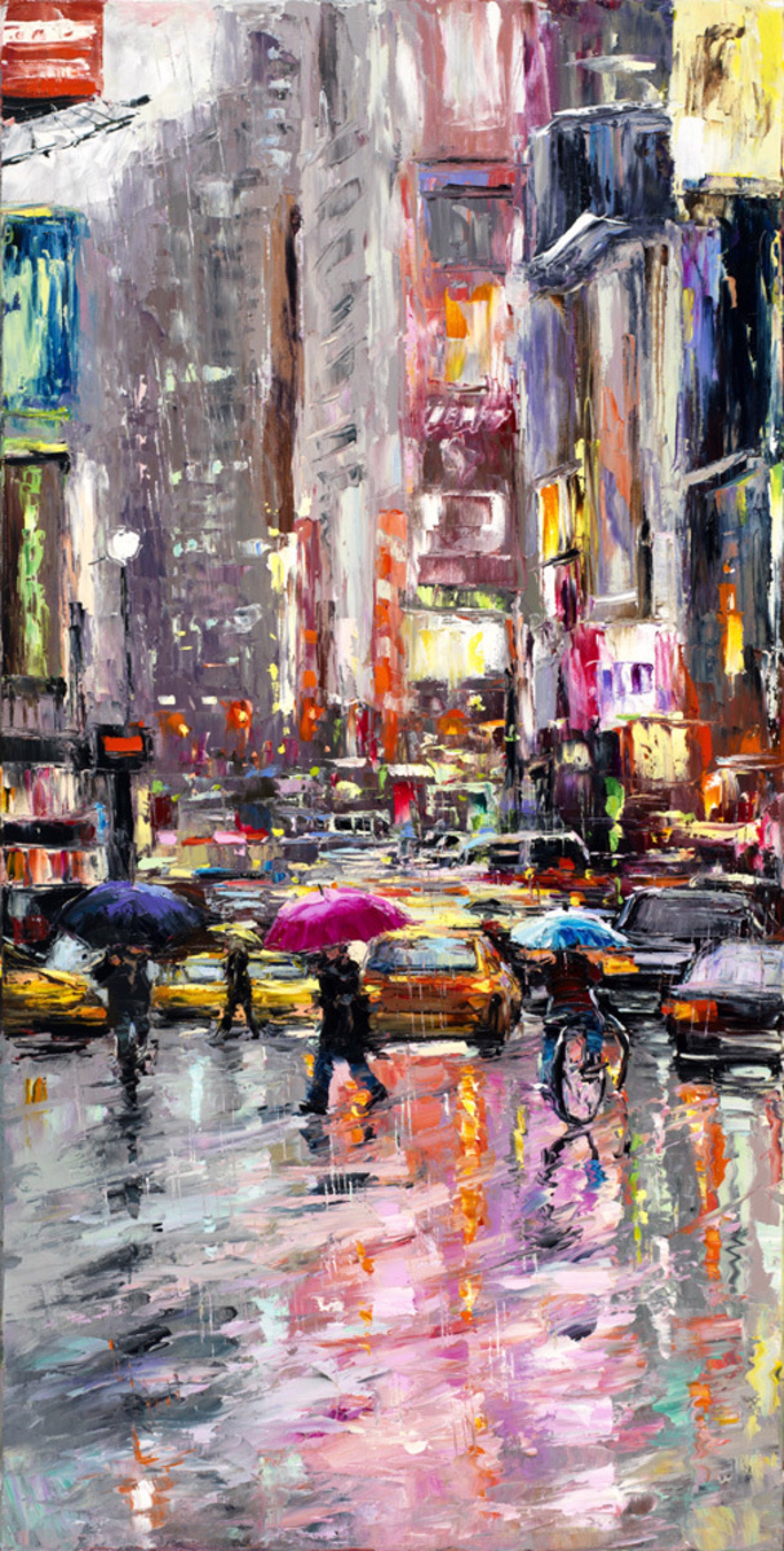 City Umbrellas by Elena Bond