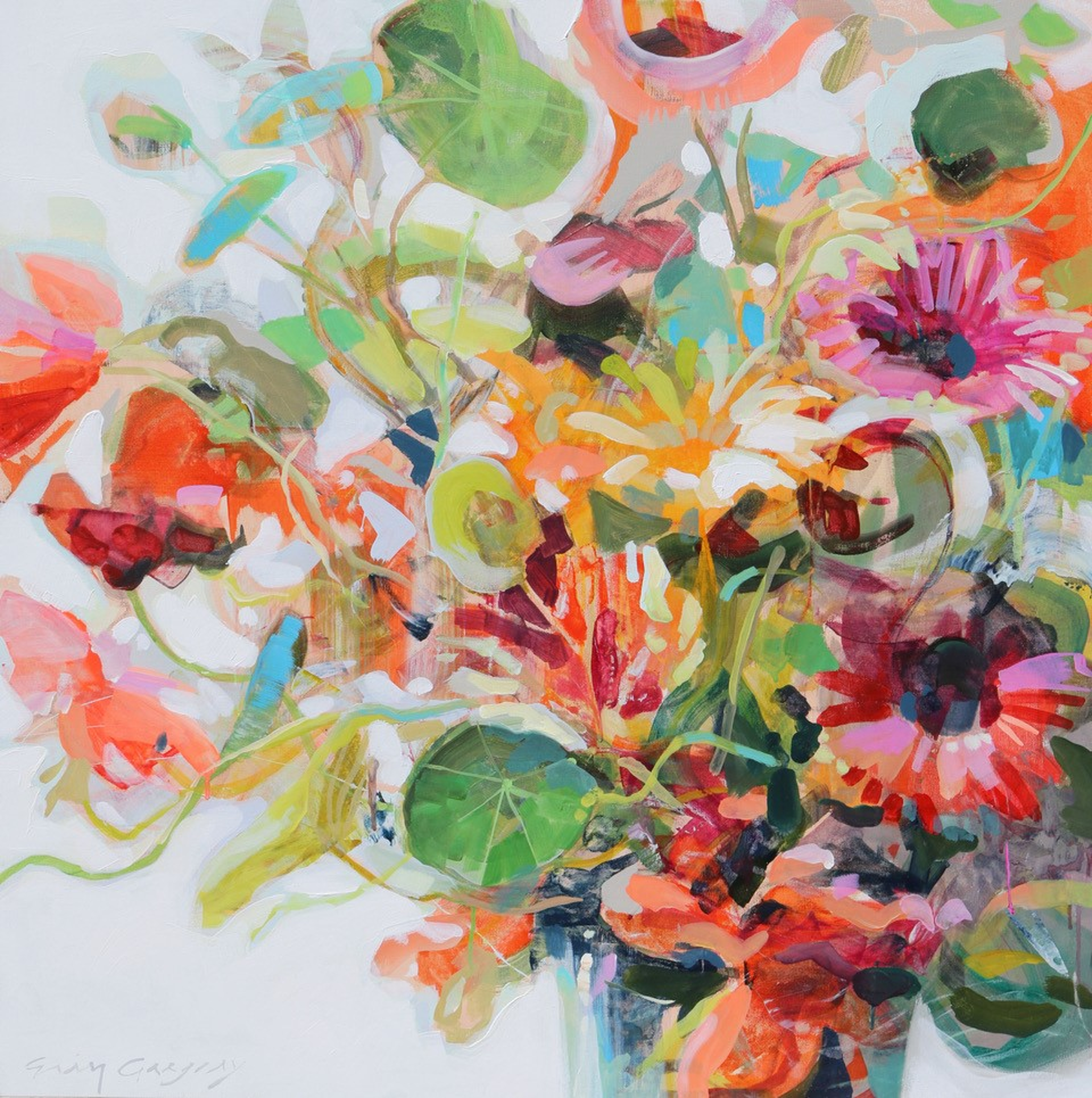 Nasturtium Obsession 3 by Erin Gregory