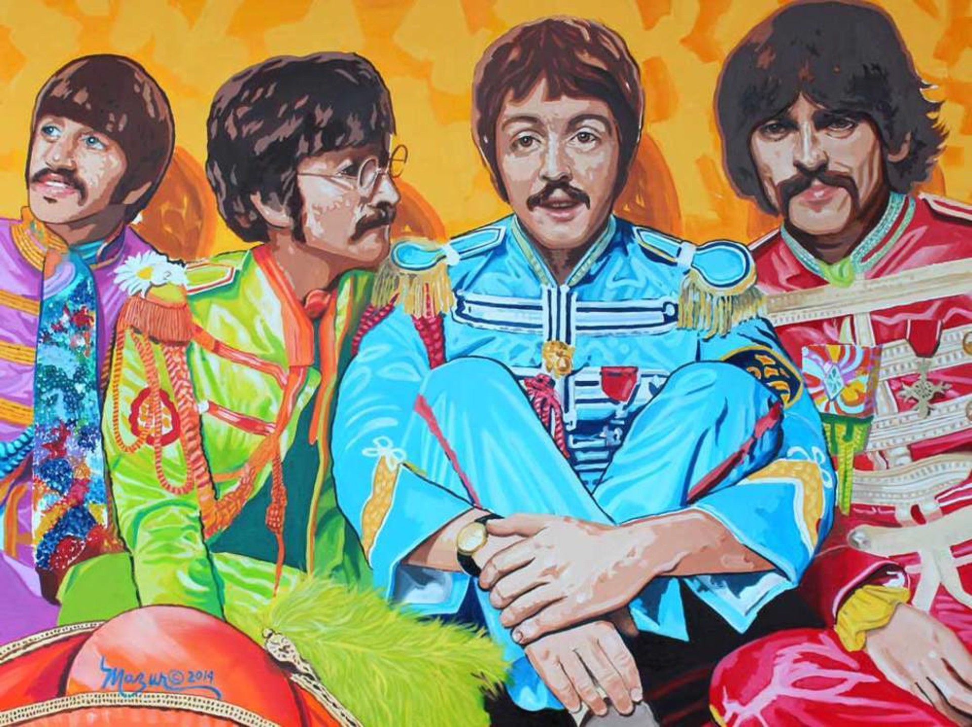 Beatles - "Sgt Pepper" Original by Ruby Mazur