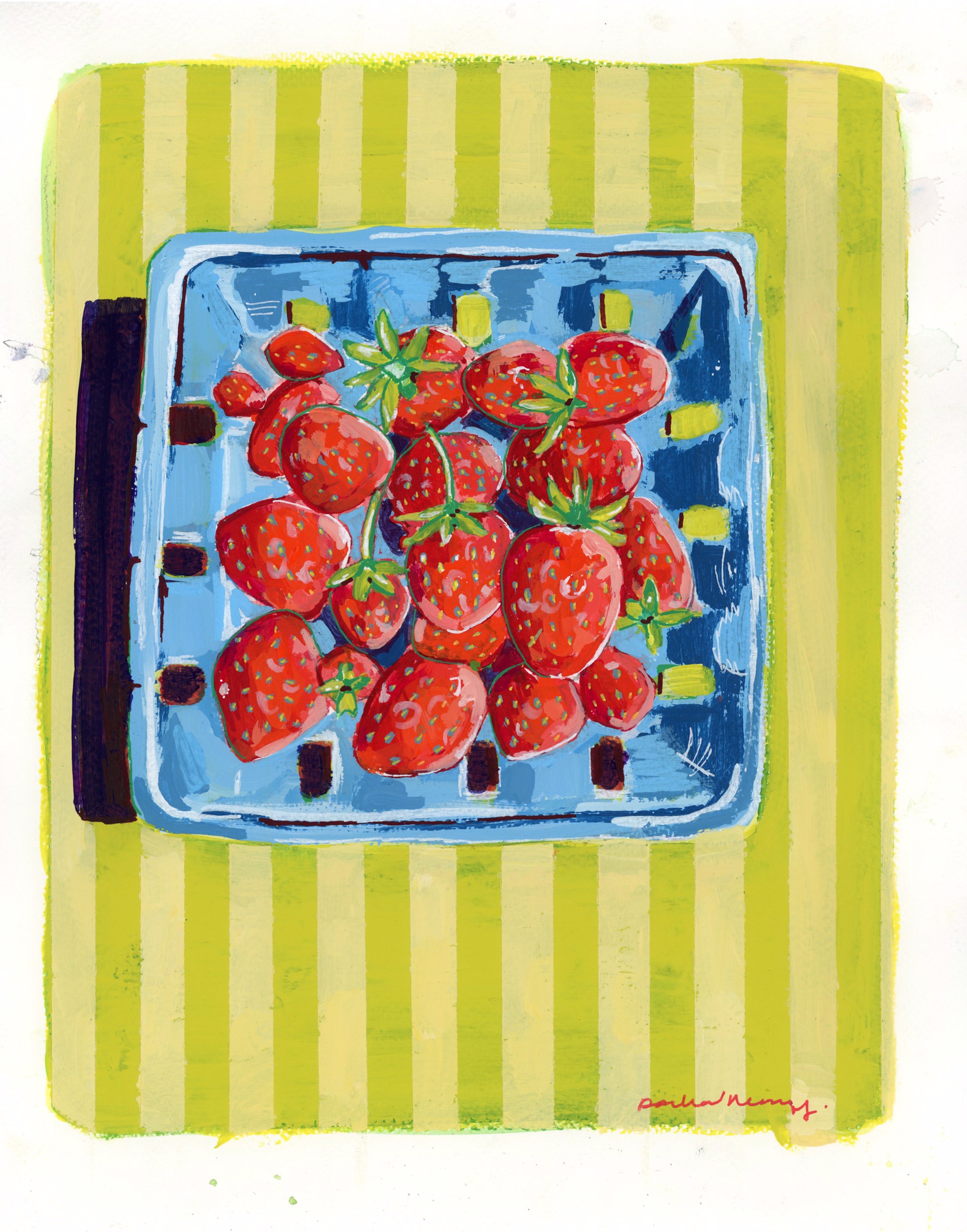 Strawberry Pint by Rachael Nerney