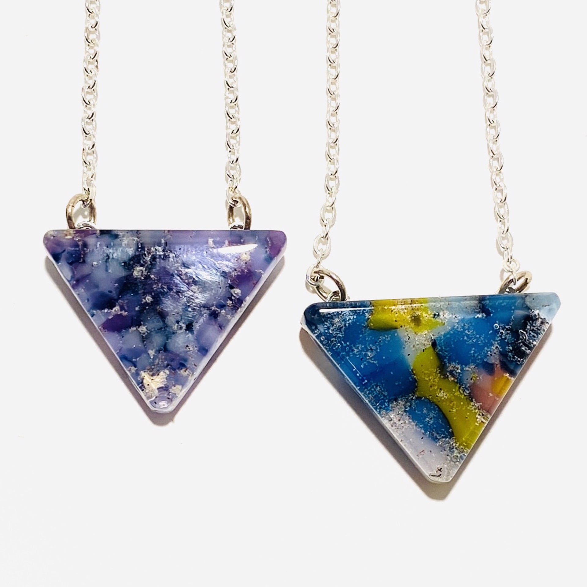 Mini Triangle Necklace ~Various by Emily Cook