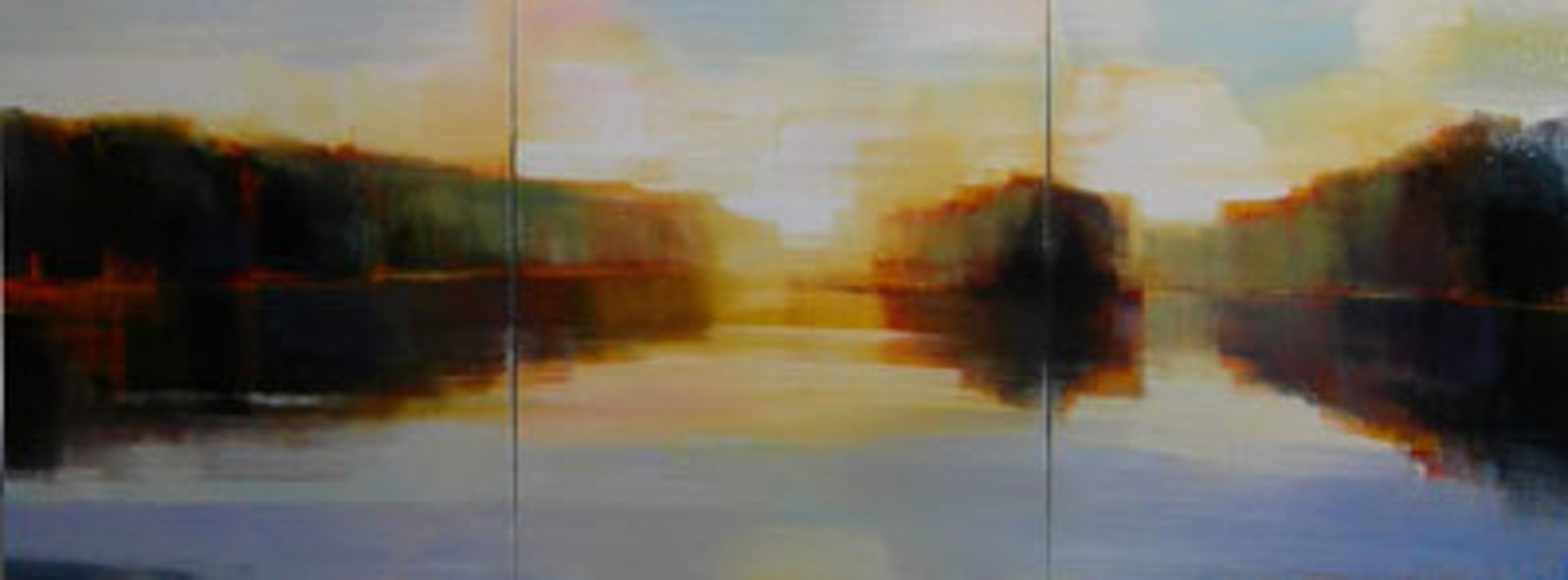 First Light Reflection Triptych by Craig Mooney
