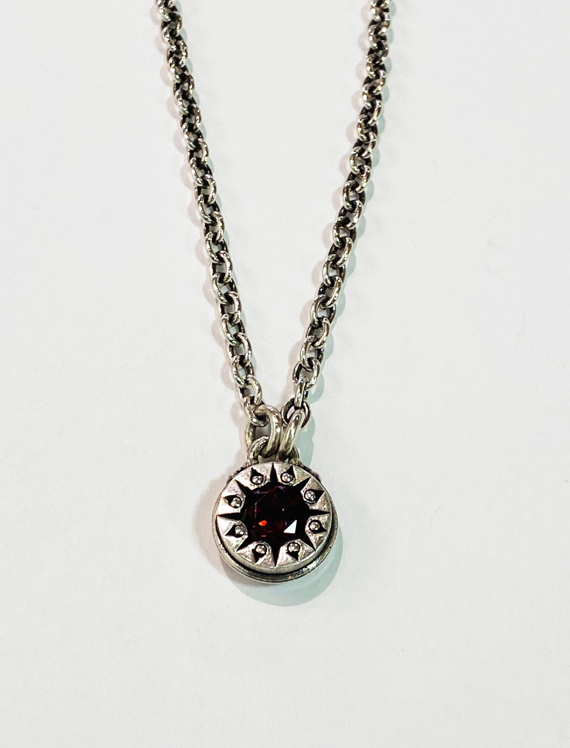 Garnet Necklace by DAVID & RONNIE