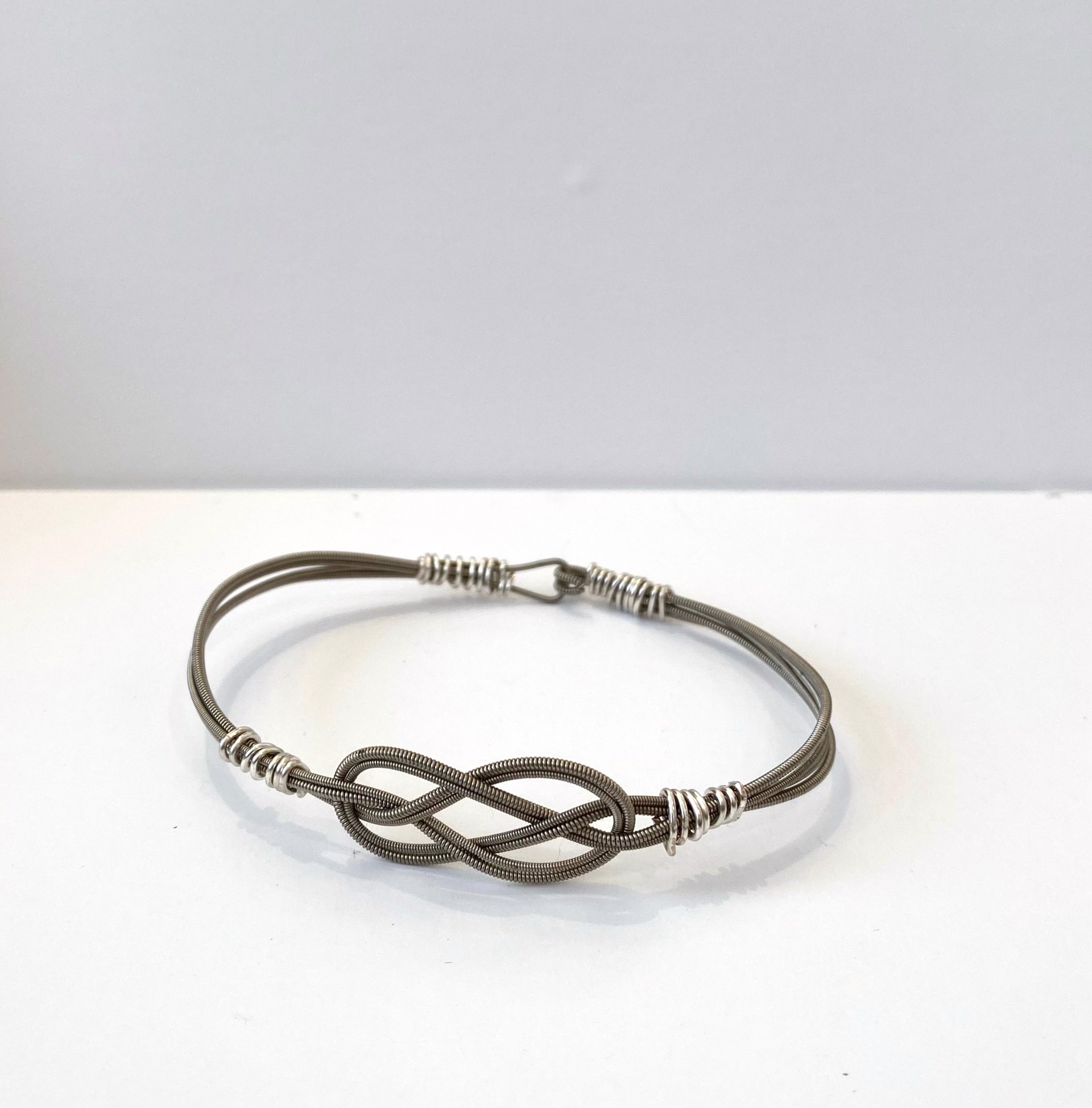 Guitar String Bracelet Silver by String Thing Designs