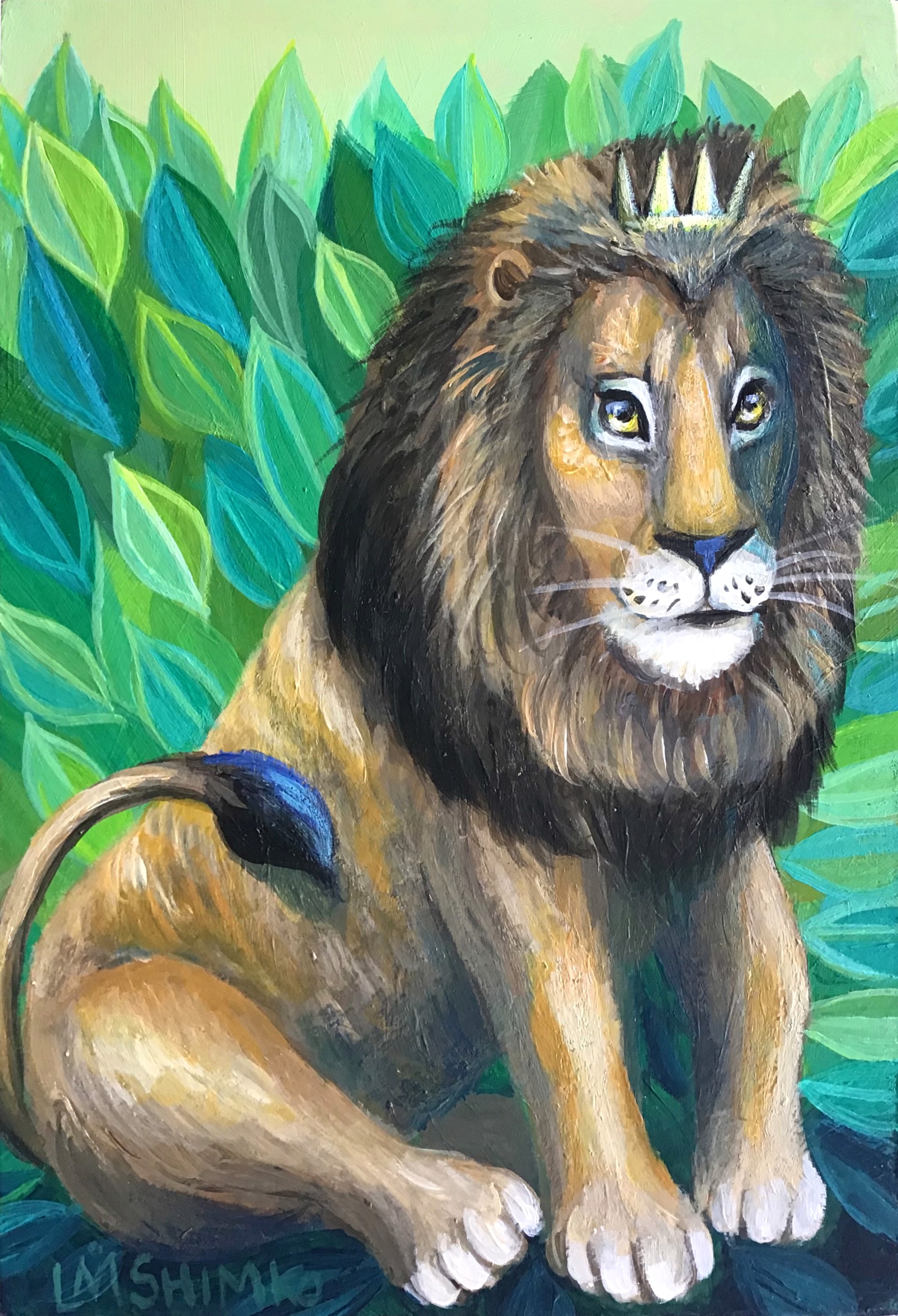 Royal Lion III by Lisa Shimko
