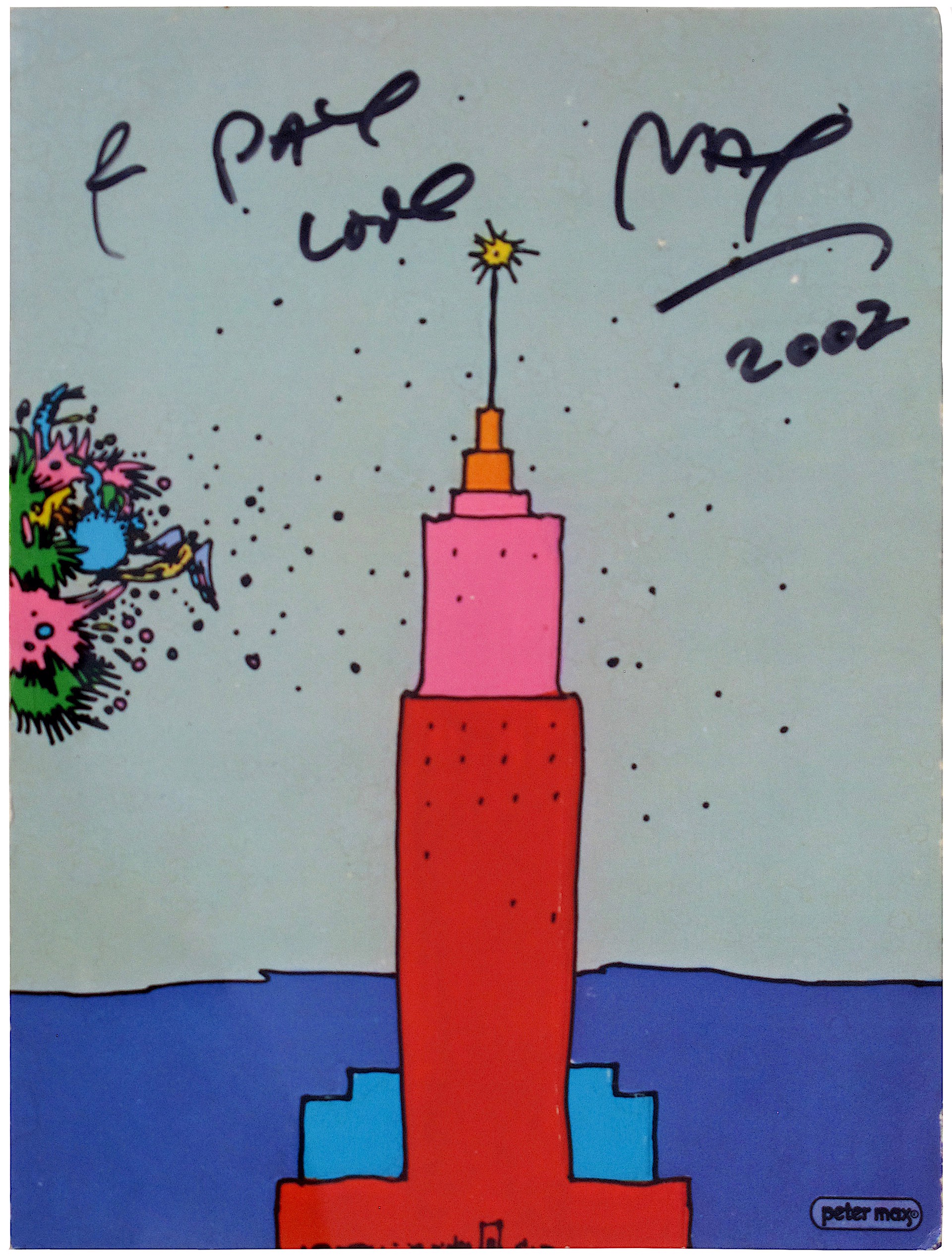 Empire State Building NYC by Peter Max