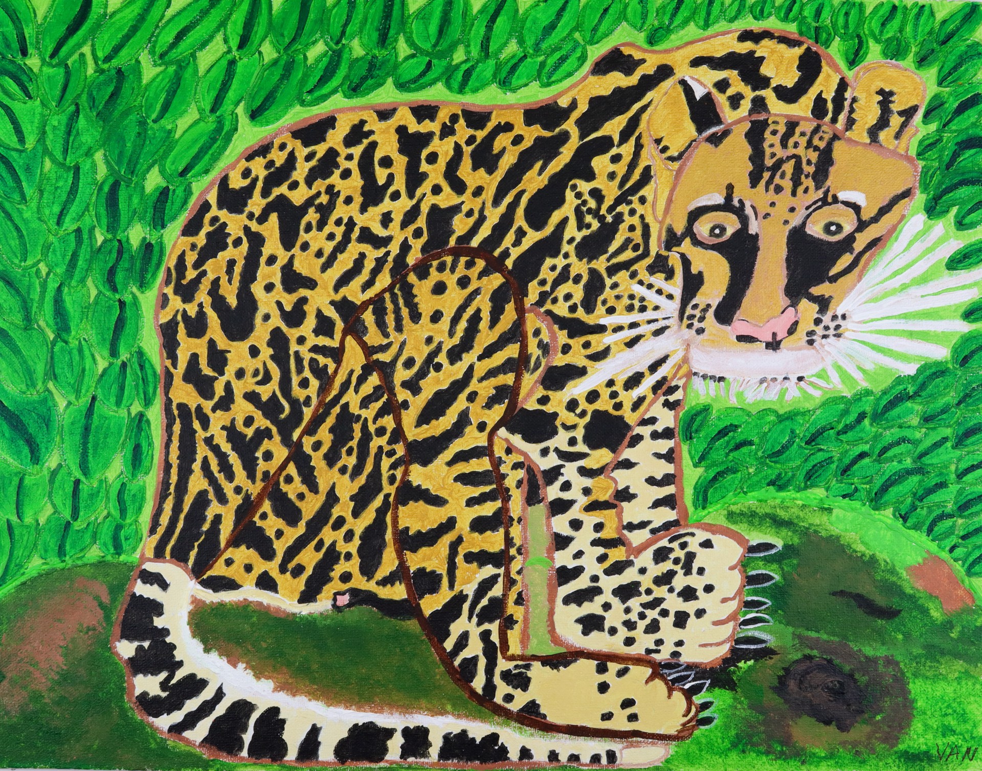 Ocelot from South America  by Vanessa Monroe