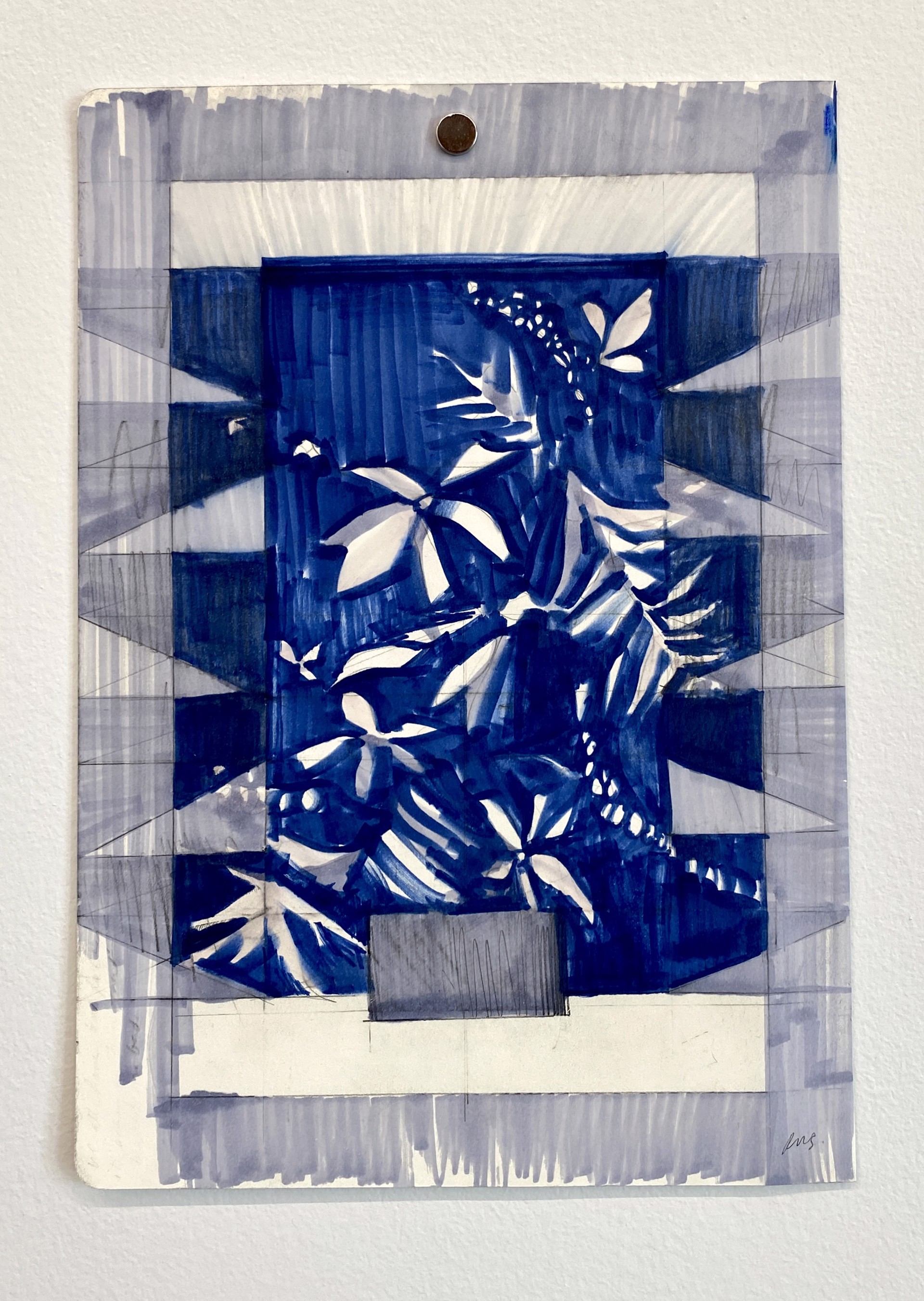 Dutch Tile Wall Exterior by Rachel Wolfson Smith