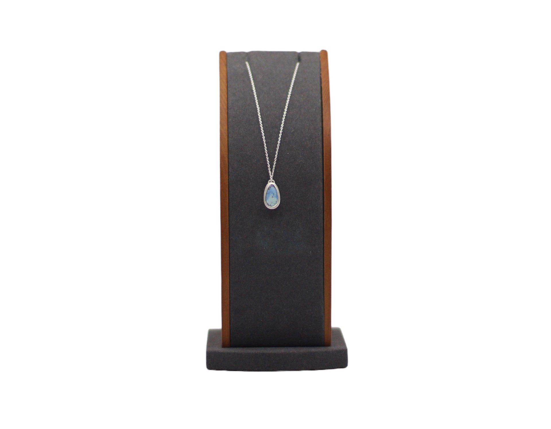 Tear Drop Golden Hills Turquoise Necklace by Ashley Hanna