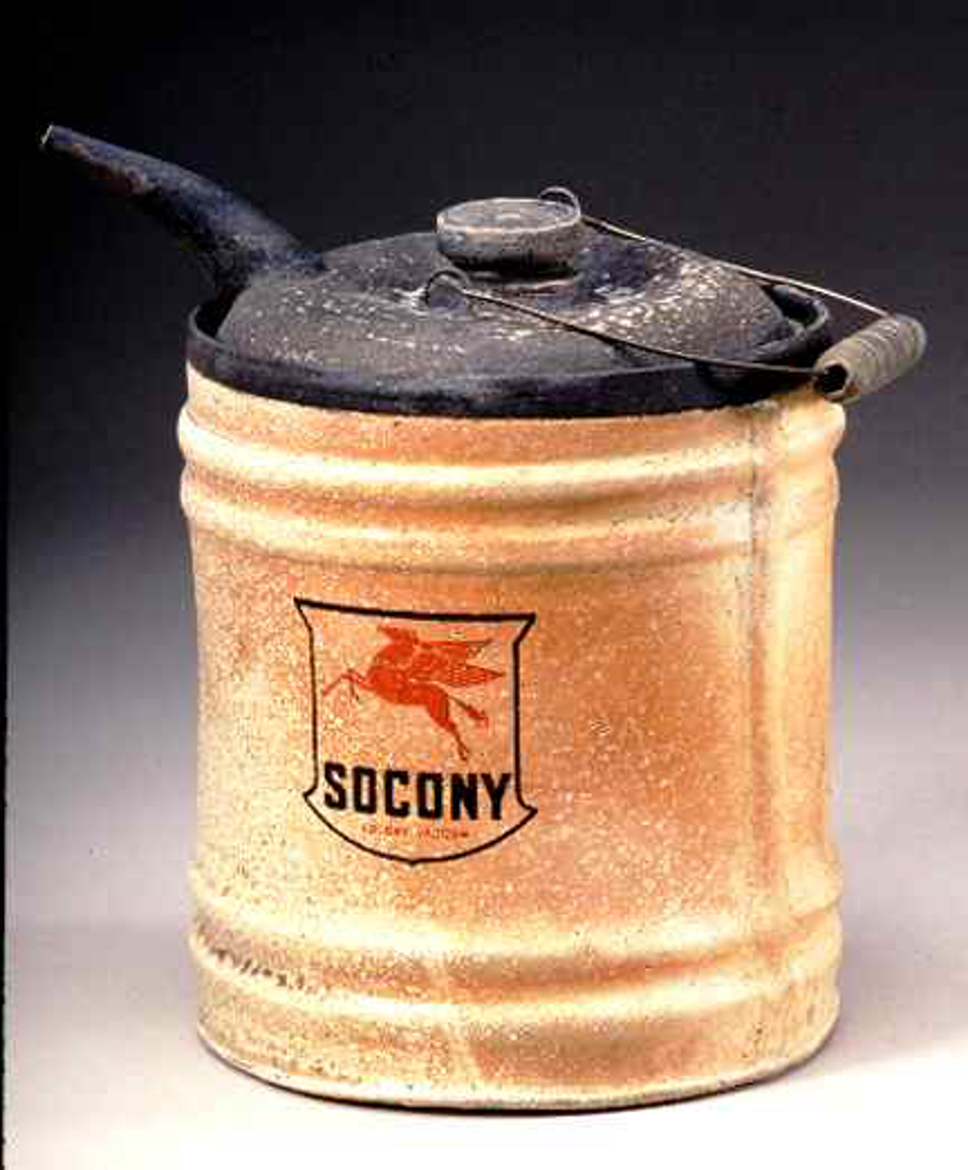 Socony Oil Can by Dan Anderson