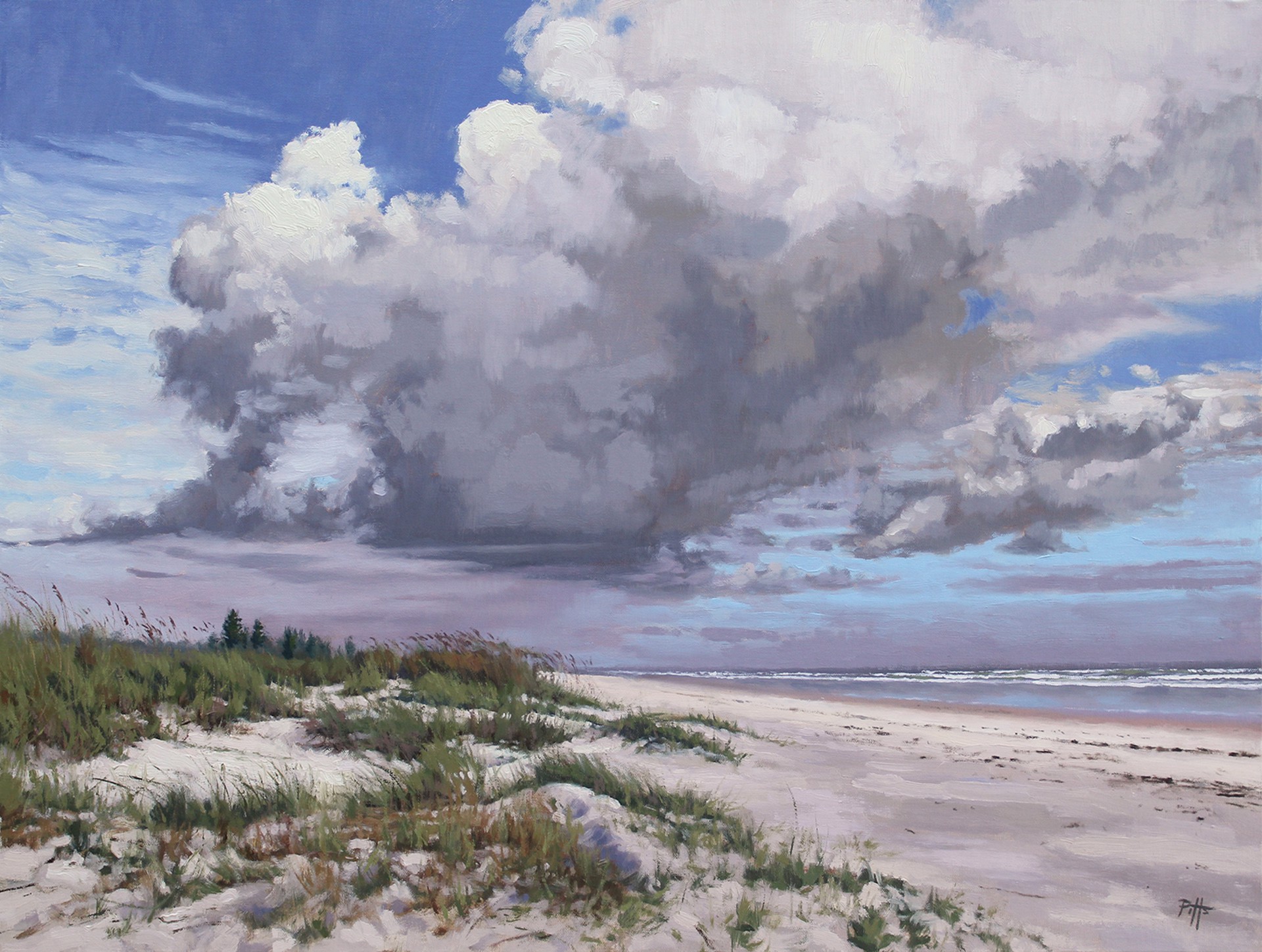 Clouds Over the Beach by Randy Pitts