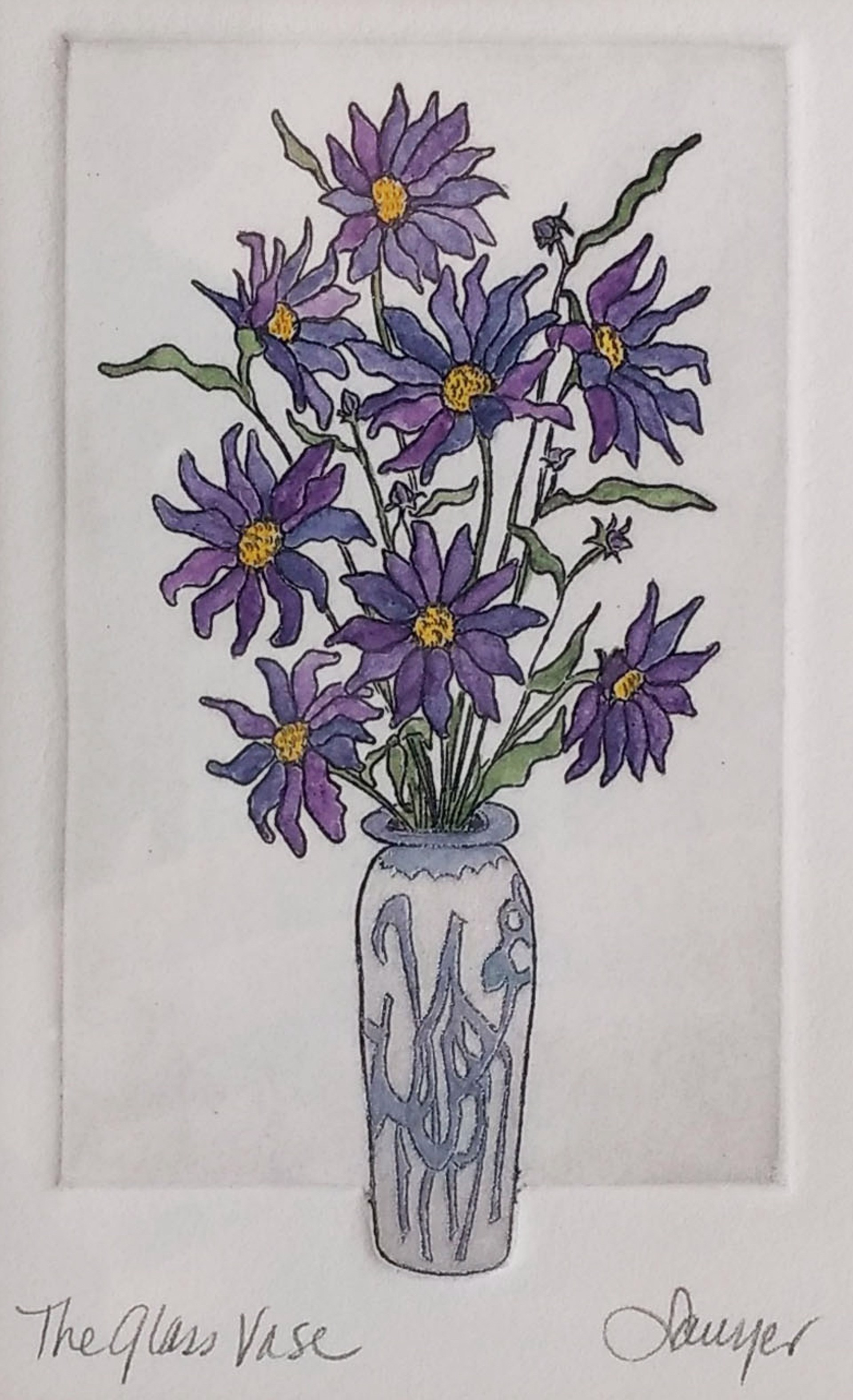 Glass Vase (framed) by Anne Sawyer