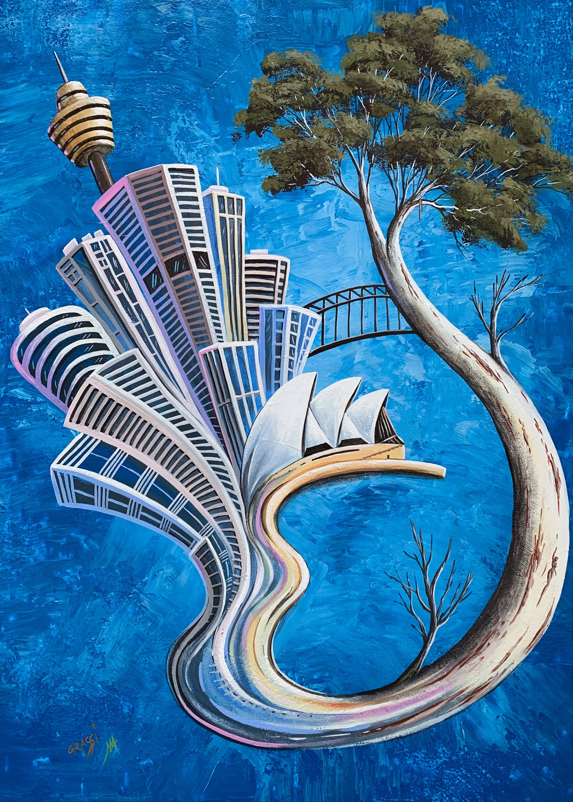 Sweeping Surreal, Sydney by Andrew Grassi Kelaher
