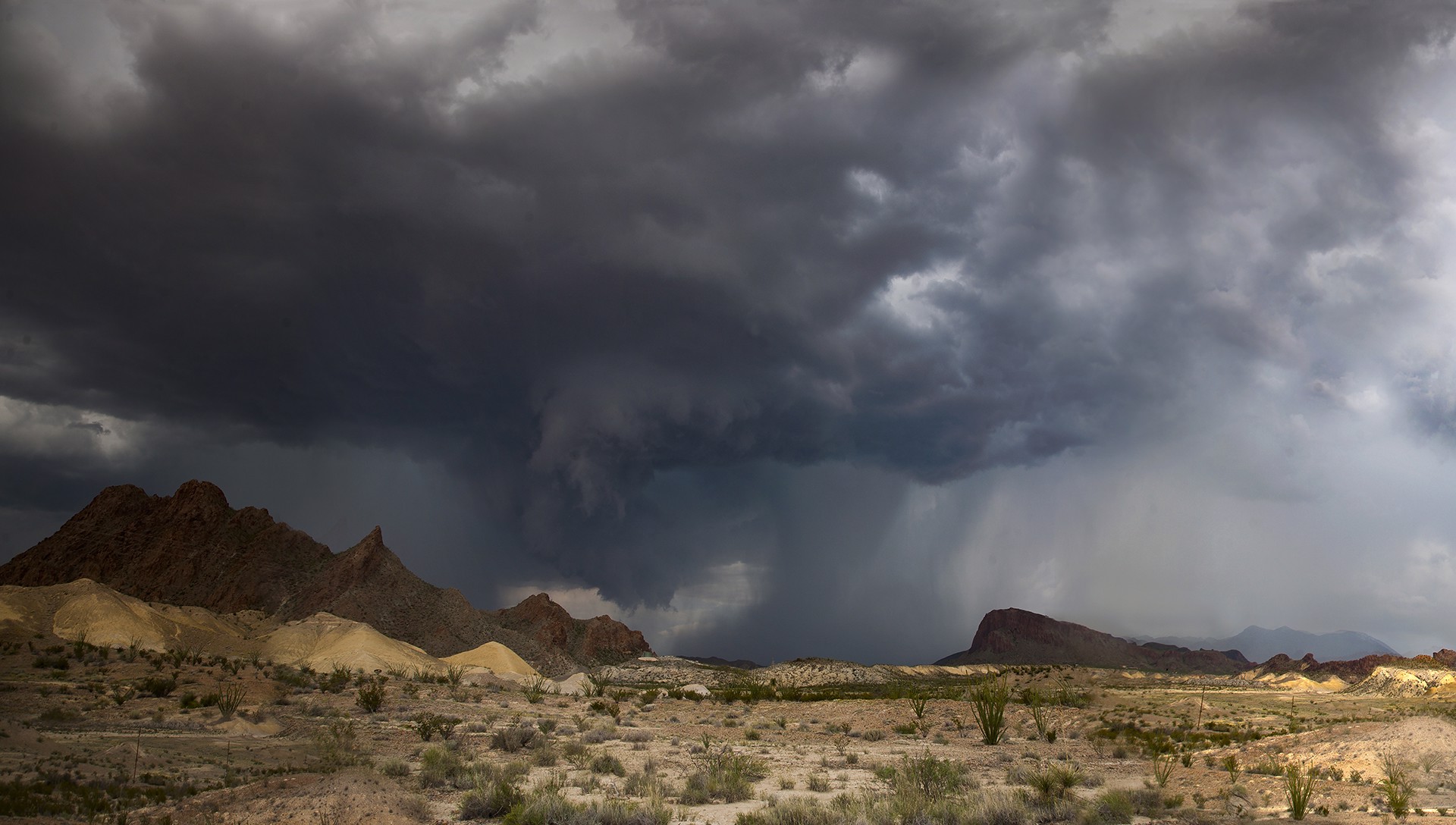 Study Butte Storm by E. Dan Klepper