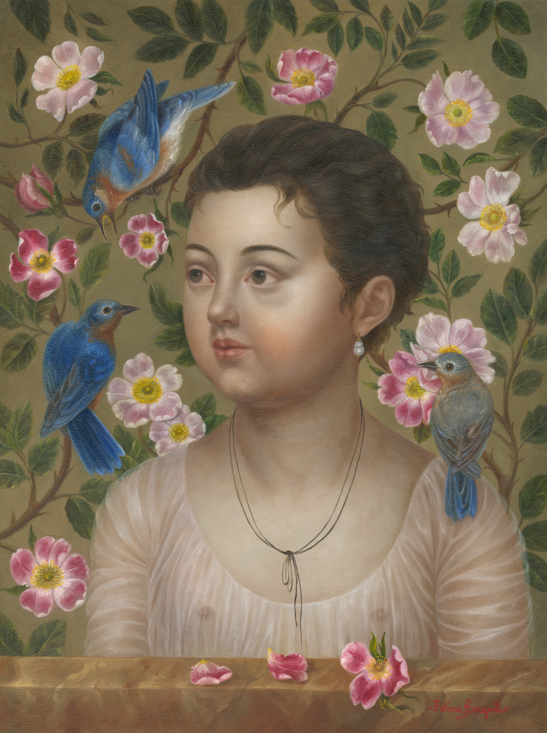 Sweetbriar and Bluebirds by Fatima Ronquillo