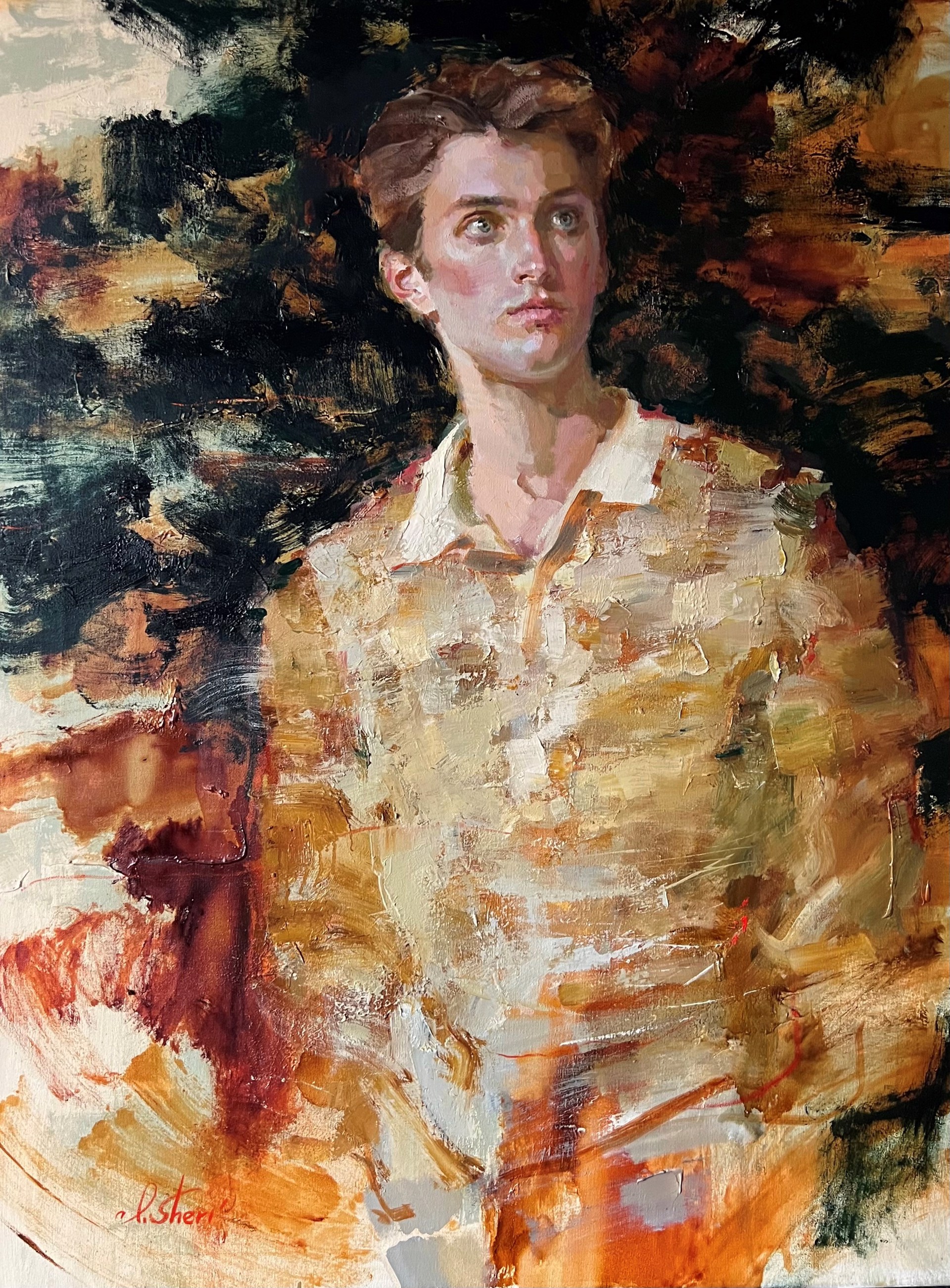 Portrait of a Young Man by Irene Sheri