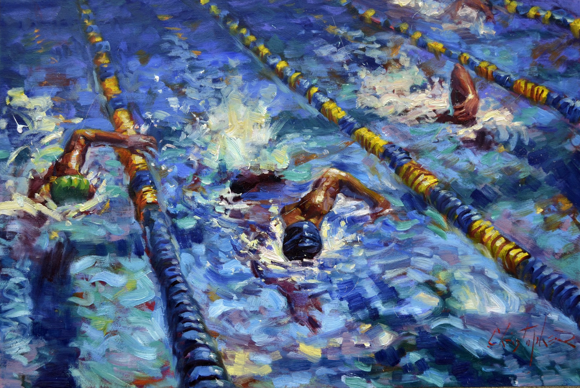 Swimmers by Christopher M