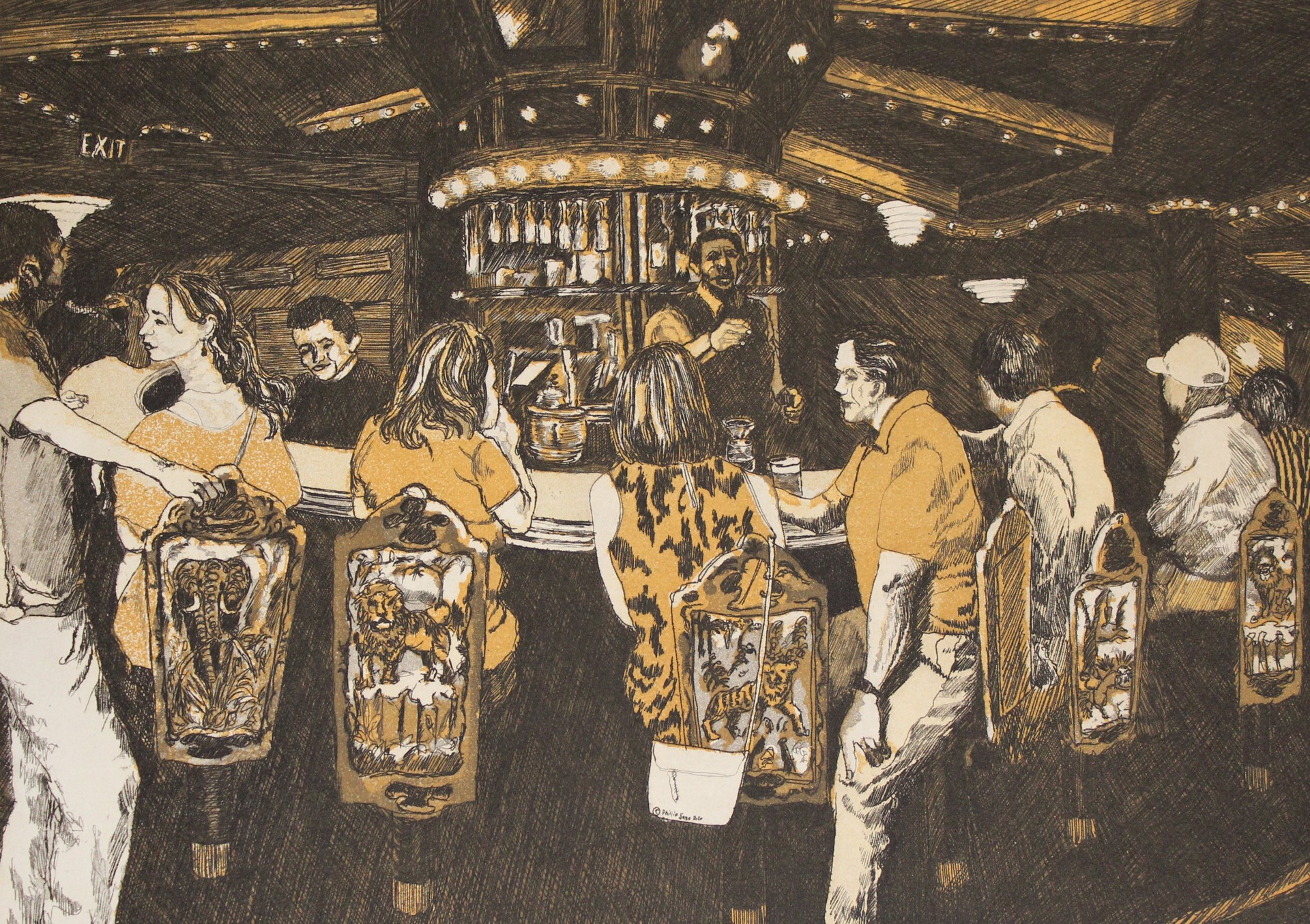 Carousel Bar at the Monteleone Hotel by Phillip Sage