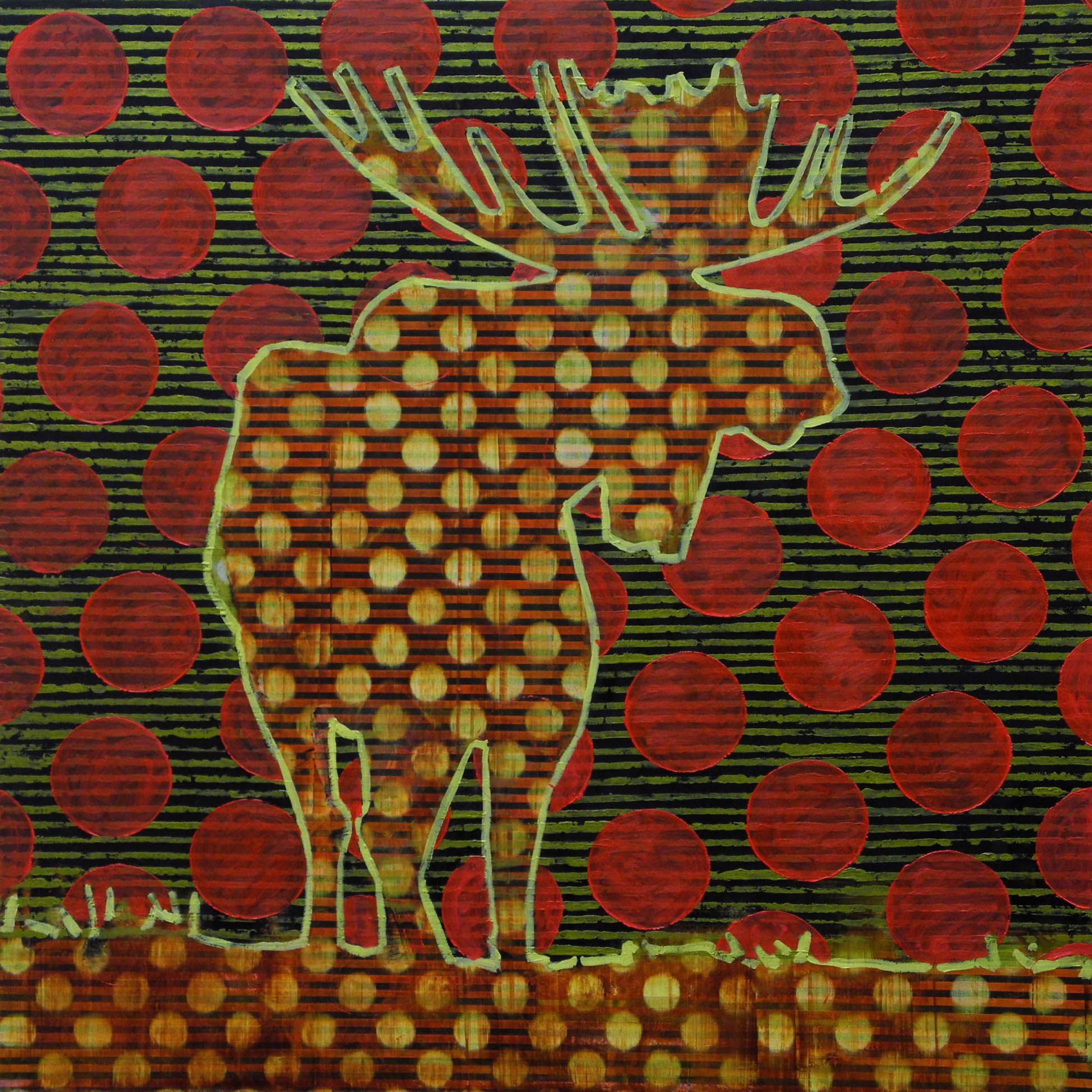 Animal Painting #019-1491 by Les Thomas