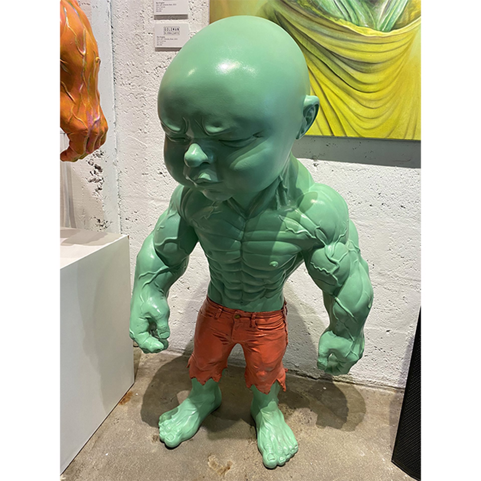 4 Foot Temper Tot Green by Ron English
