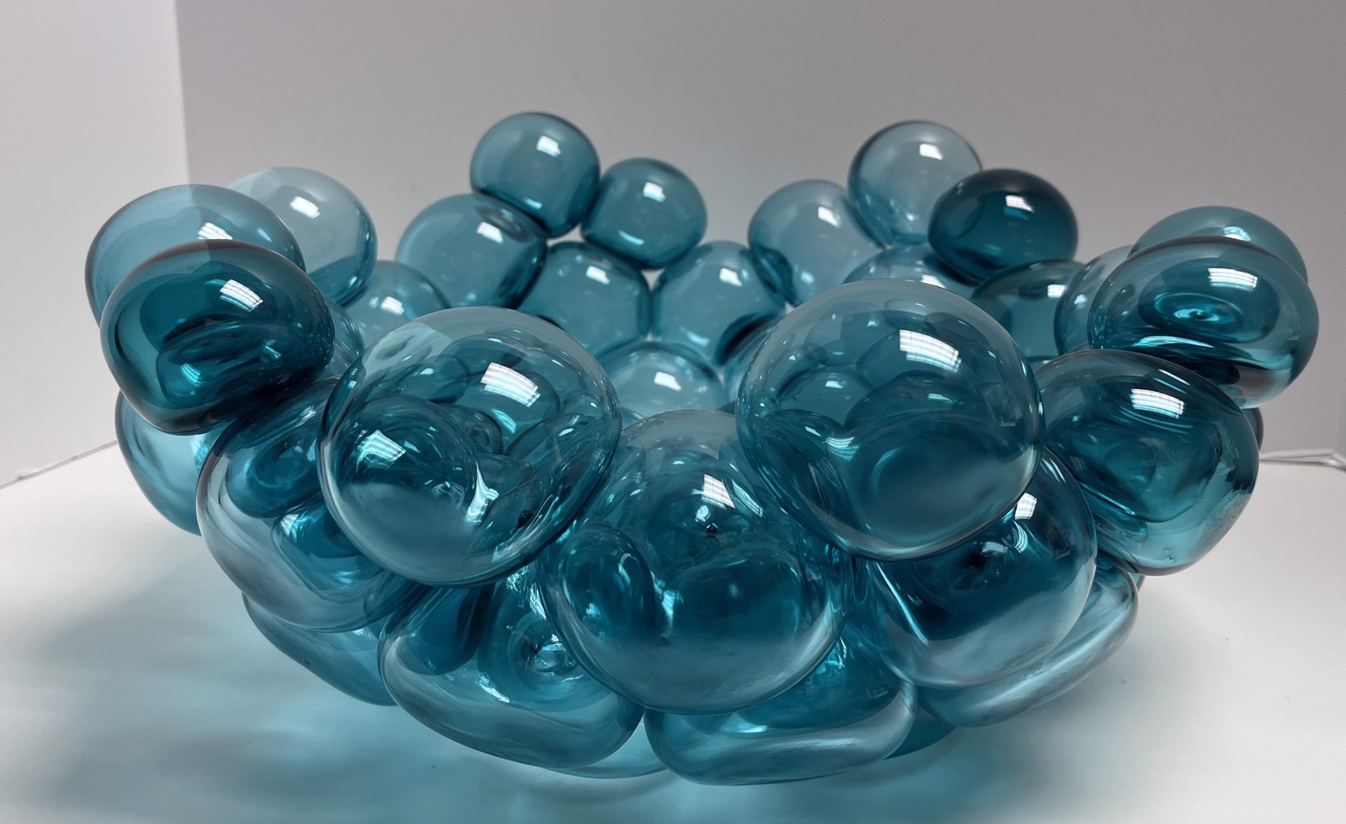 Bubble Bowl (lagoon) by Jennifer Nauck