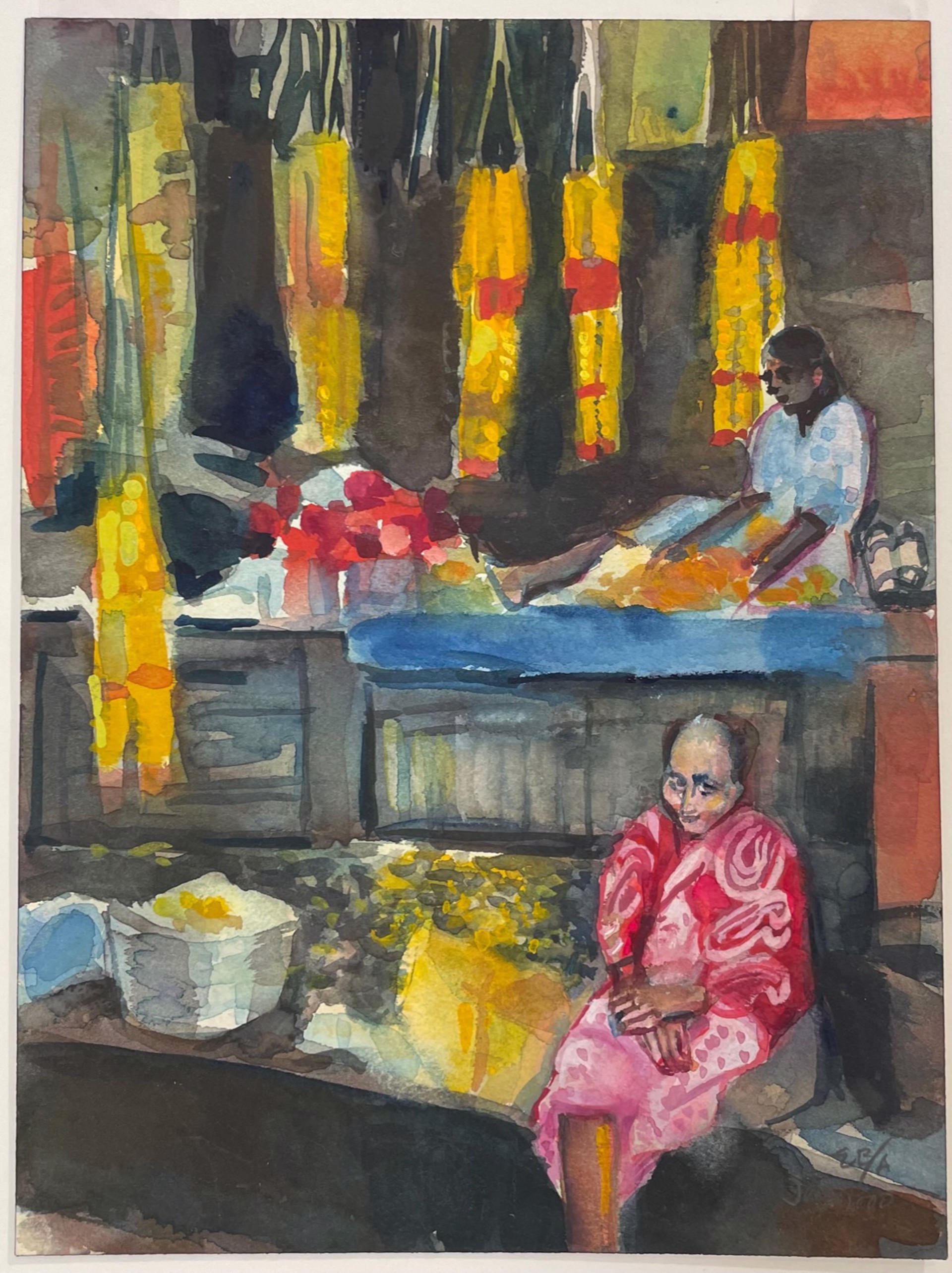 Untitled: India textile factory by Elaine Badgley Arnoux