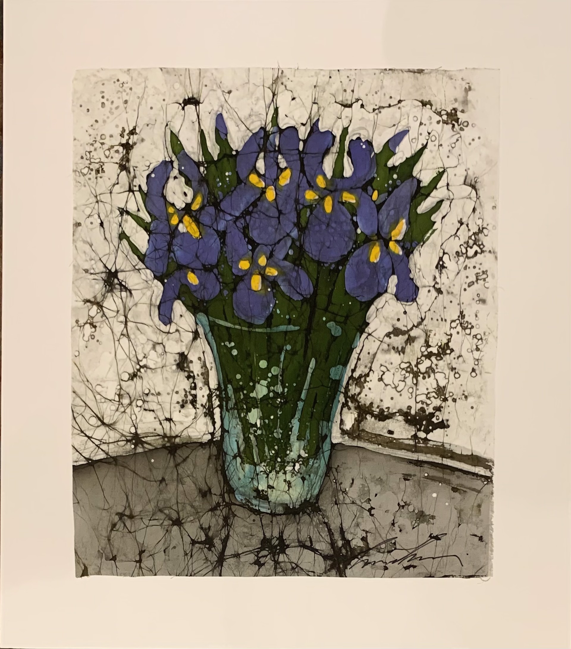 Bouquet Irises by Irena Saparnis