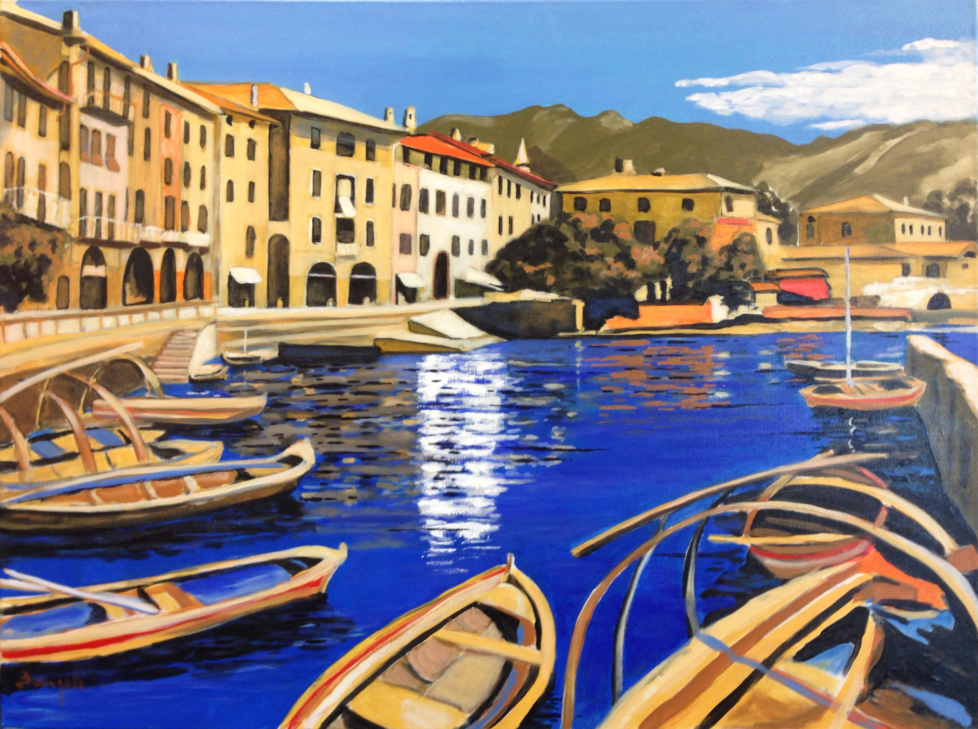 Lake of Como #4 by Luigi Fumagalli