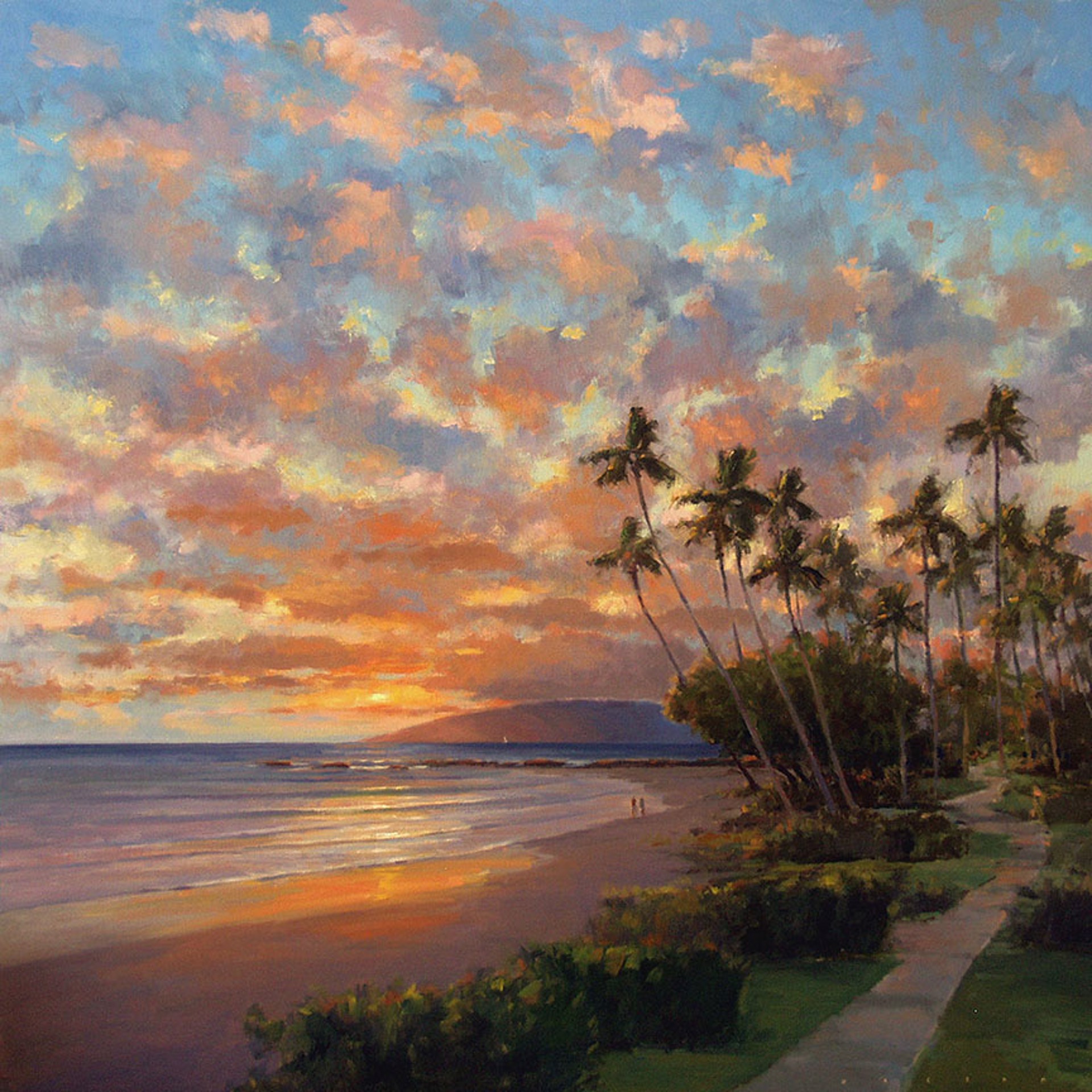 Keawakapu Sunset - SOLD by Commission Possibilities / Previously Sold ZX