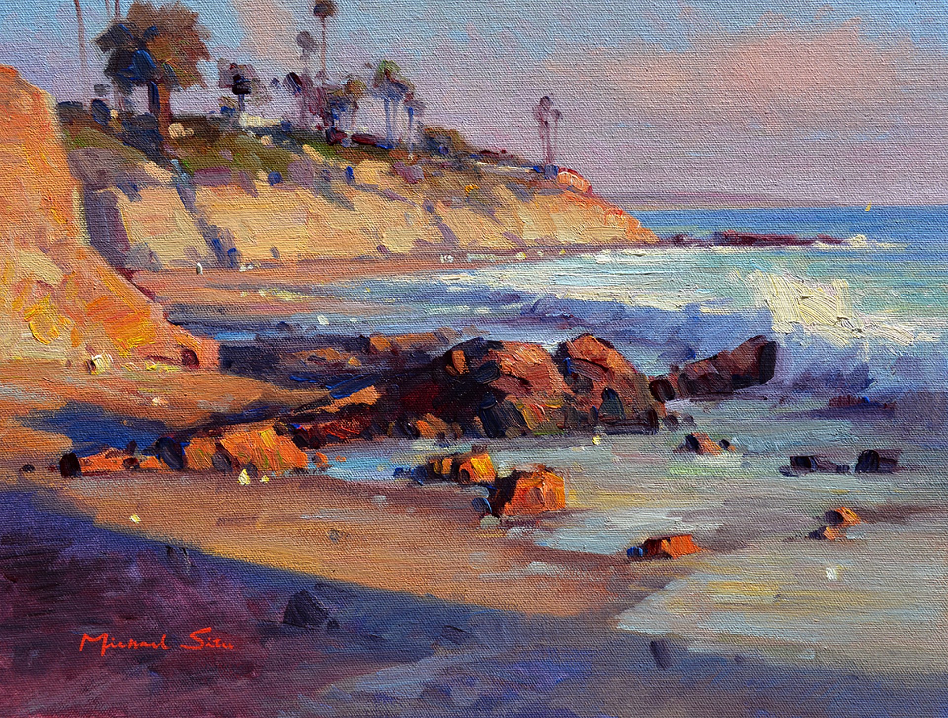 Michael Situ, OPAM "Beach View" by Oil Painters of America