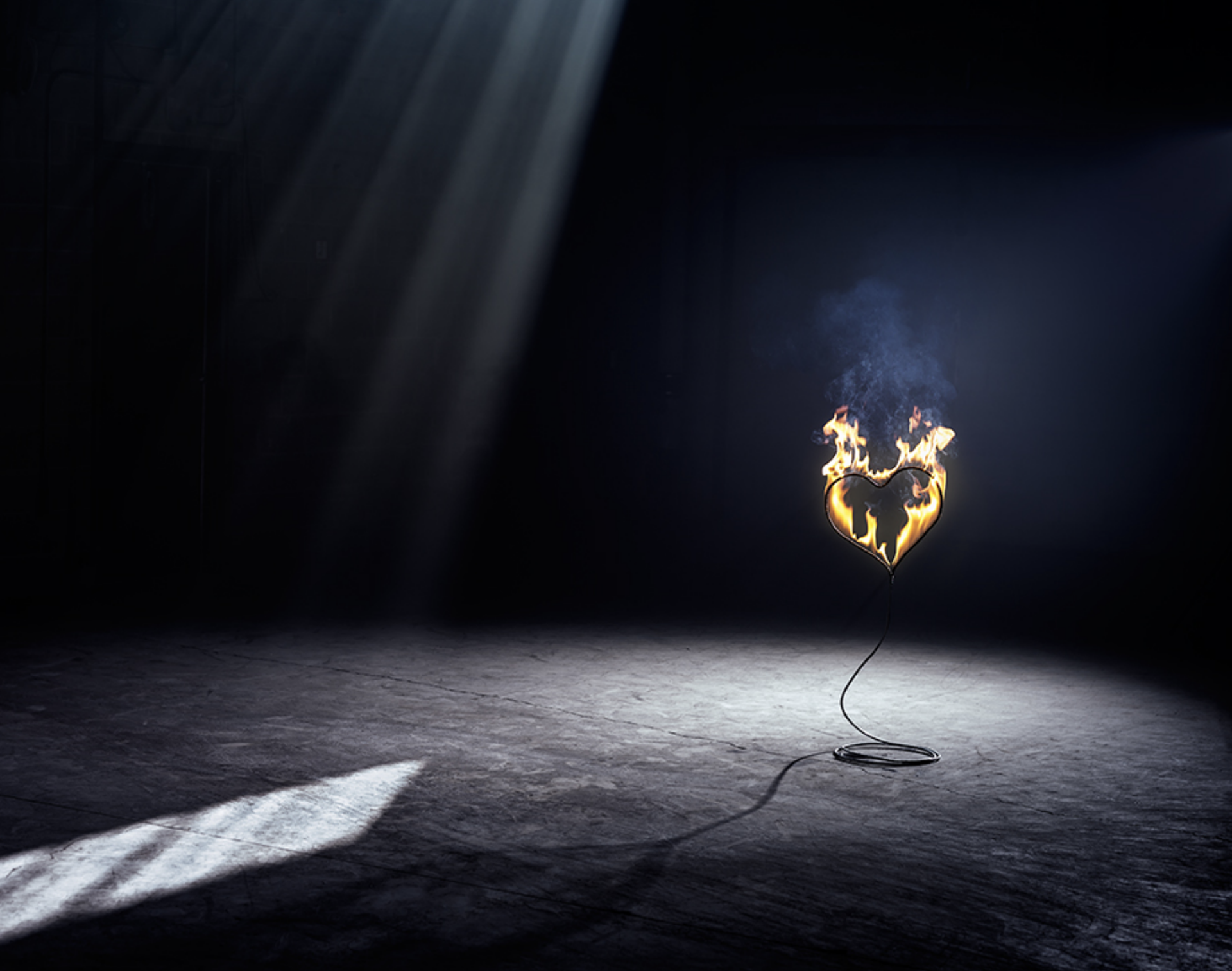 Heart on stage by David Drebin