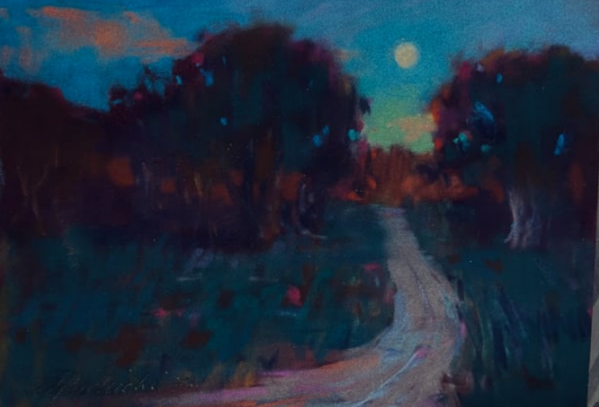 Moonlit Path by Linda Richichi