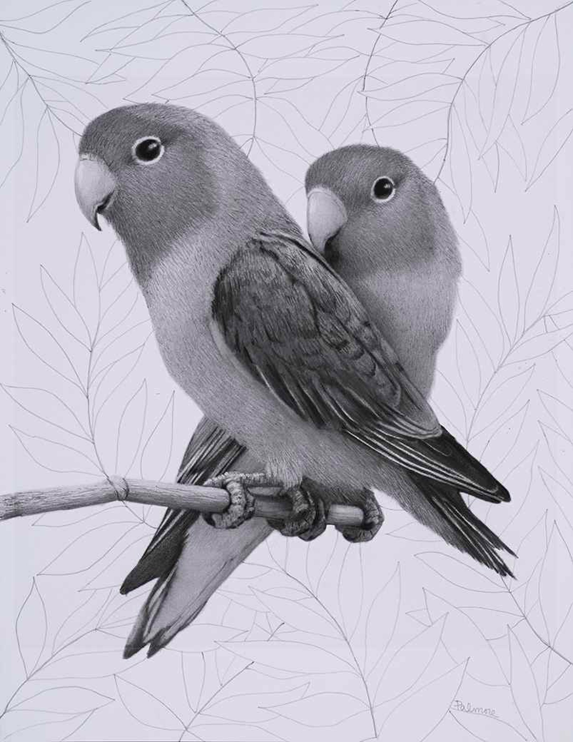 Two Birds on One Branch by Tom Palmore