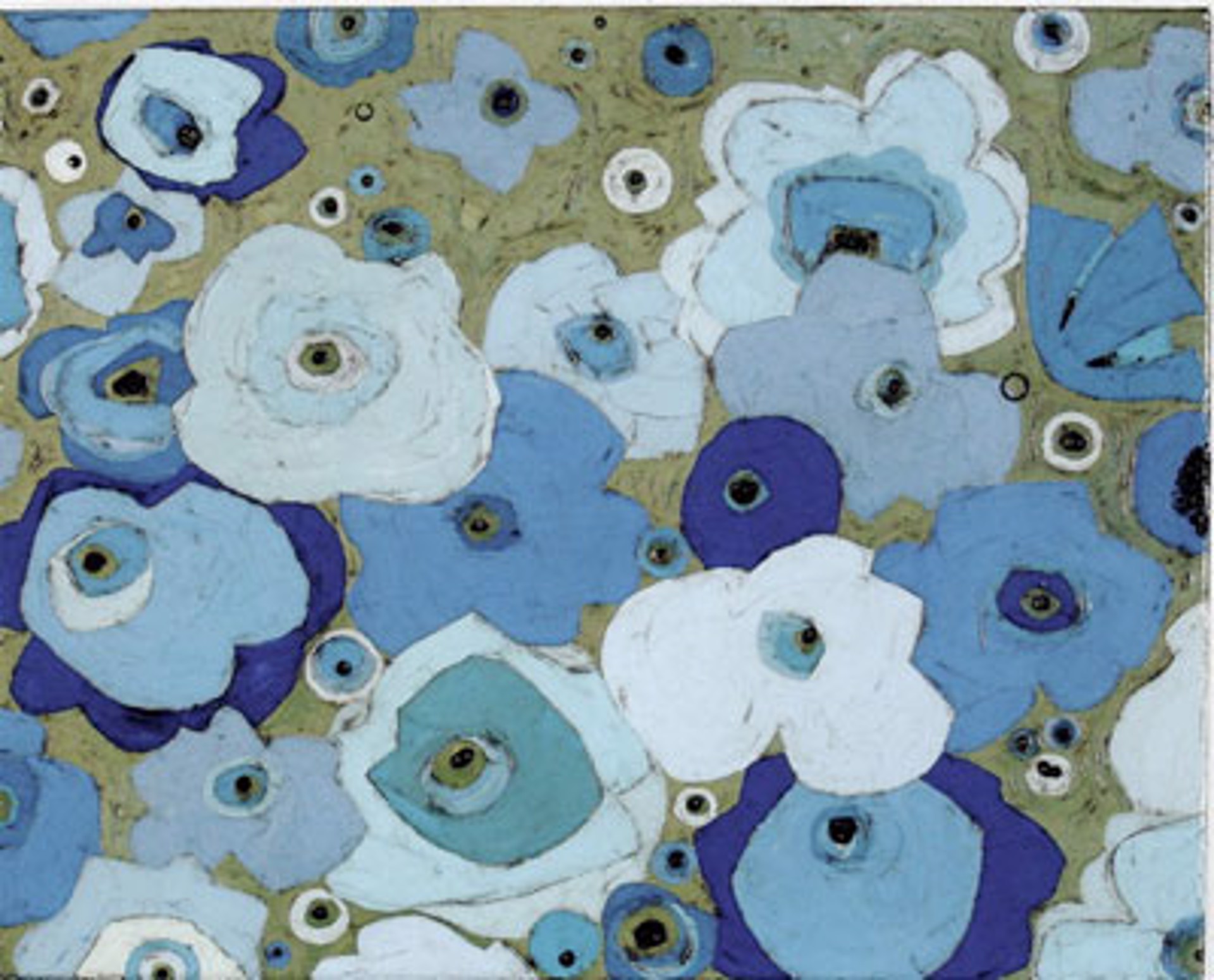 Blue Poppies for You by Karen Tusinski