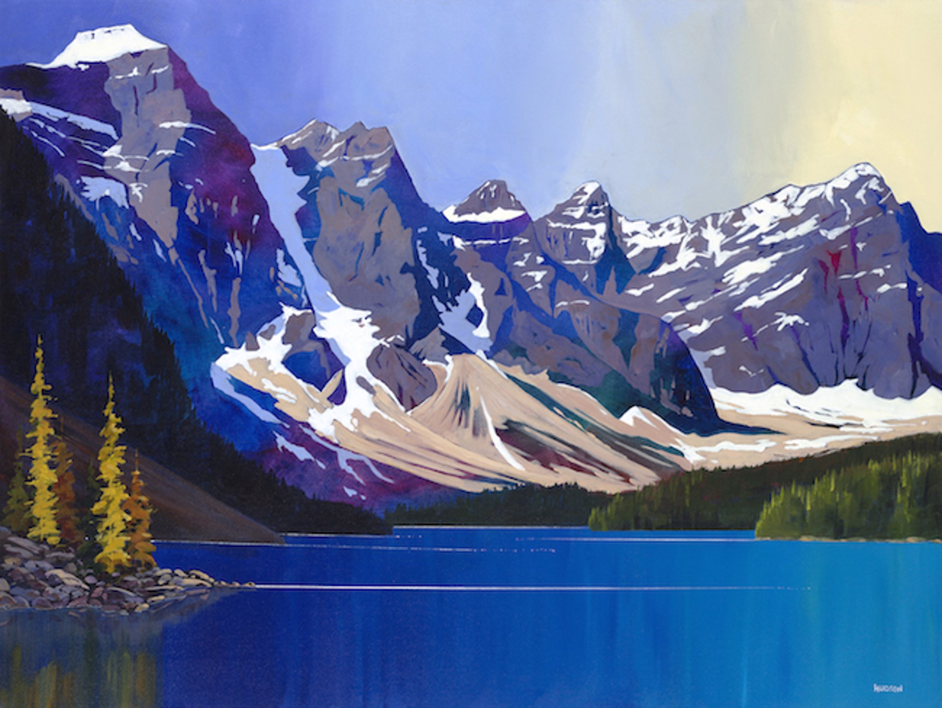 Noosgulch Evening by Nicholas Bott