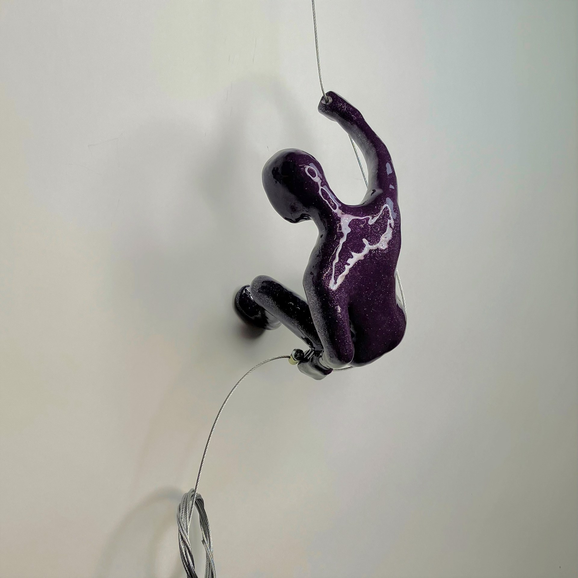 Male Climber 36-E ~ Position 36 in color Purple by Ancizar Marin