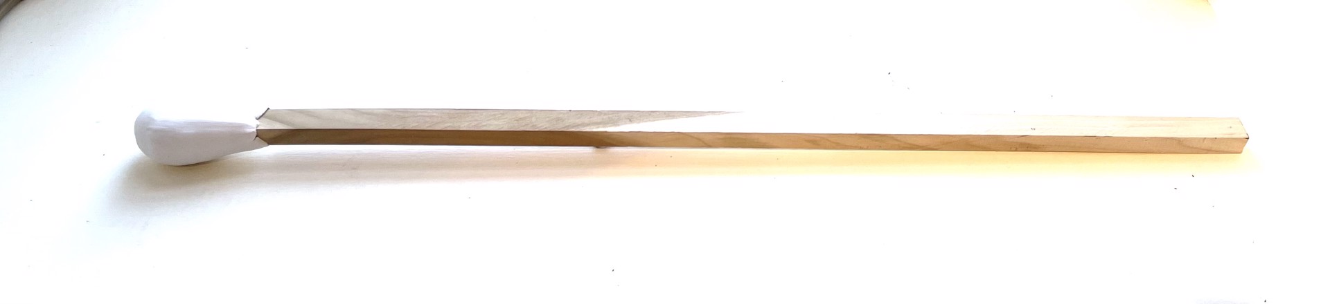 Matchstick White Tip with natural stick by Jim Tracy