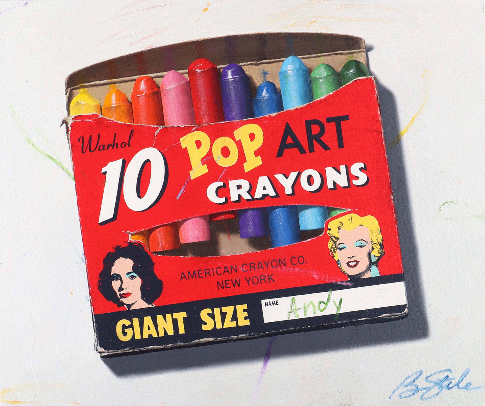 Andy's 10 Crayons by Ben Steele