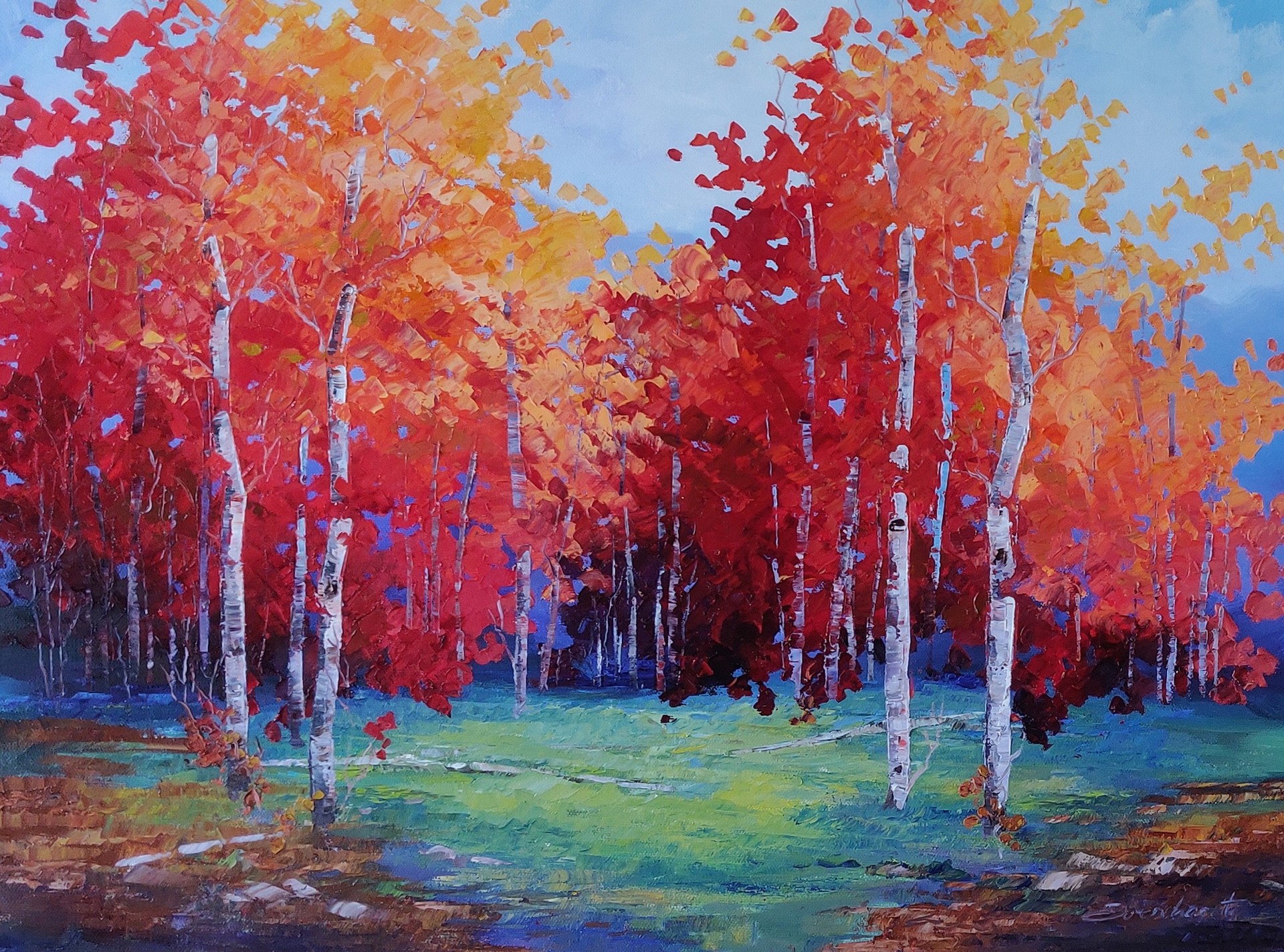 Fall Reds by Amy Everhart