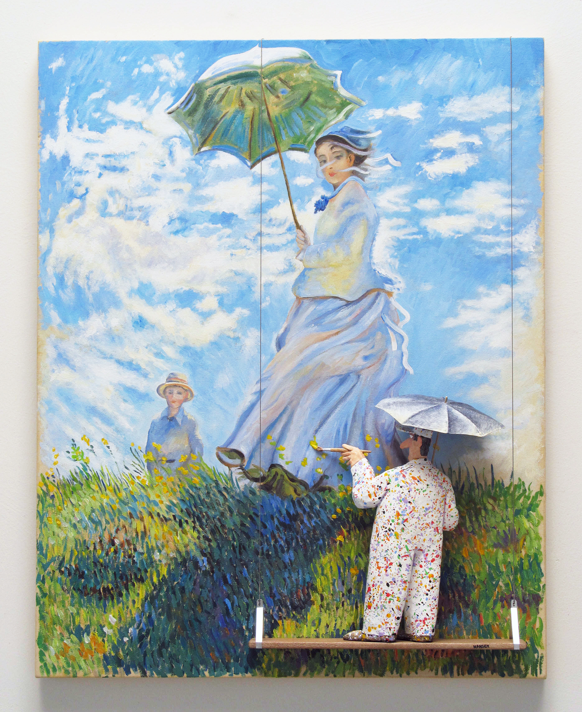 Woman with a Parasol - Madame Monet and her Son (Monet) by Stephen Hansen