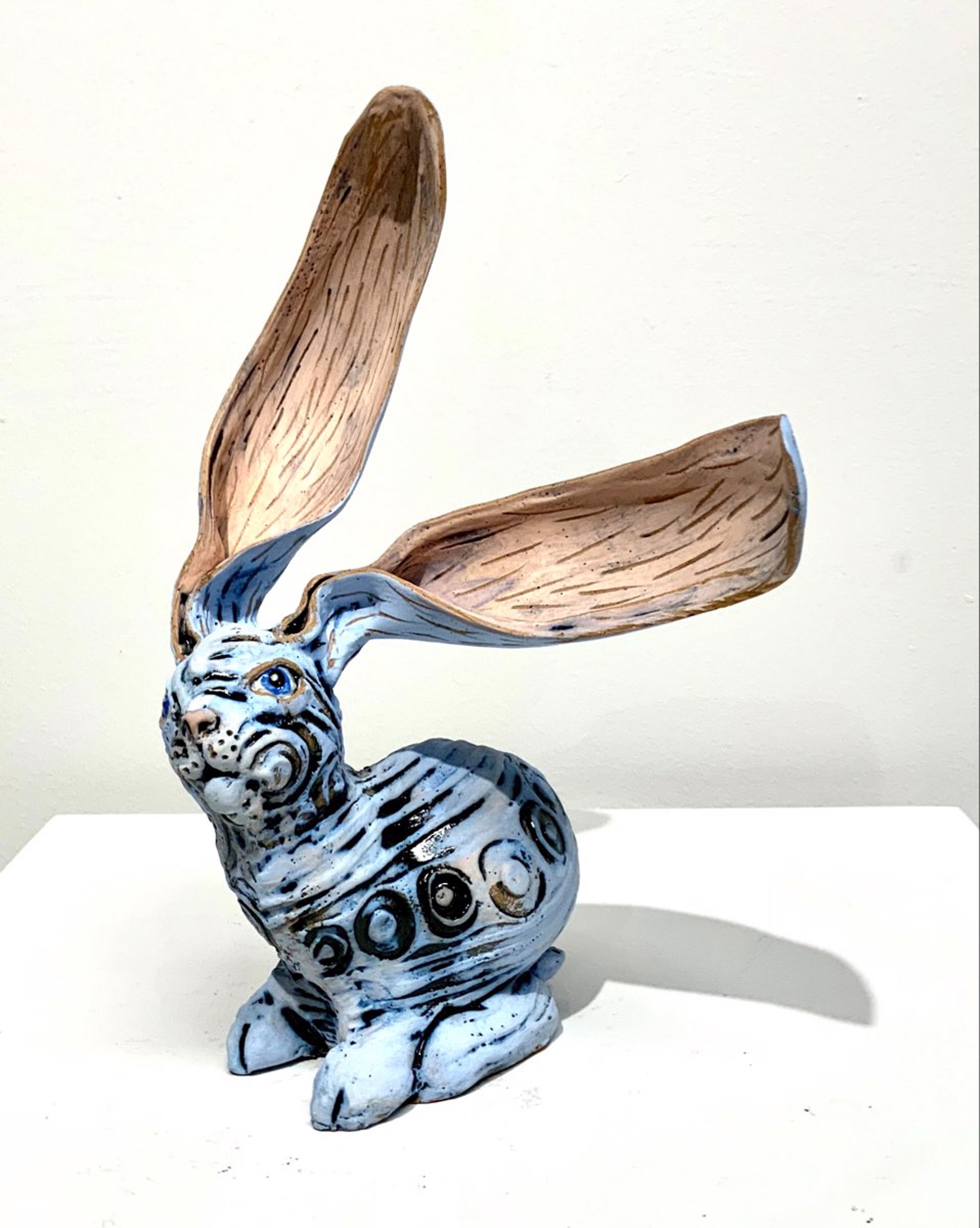 Blue Bunny by Janet Leazenby