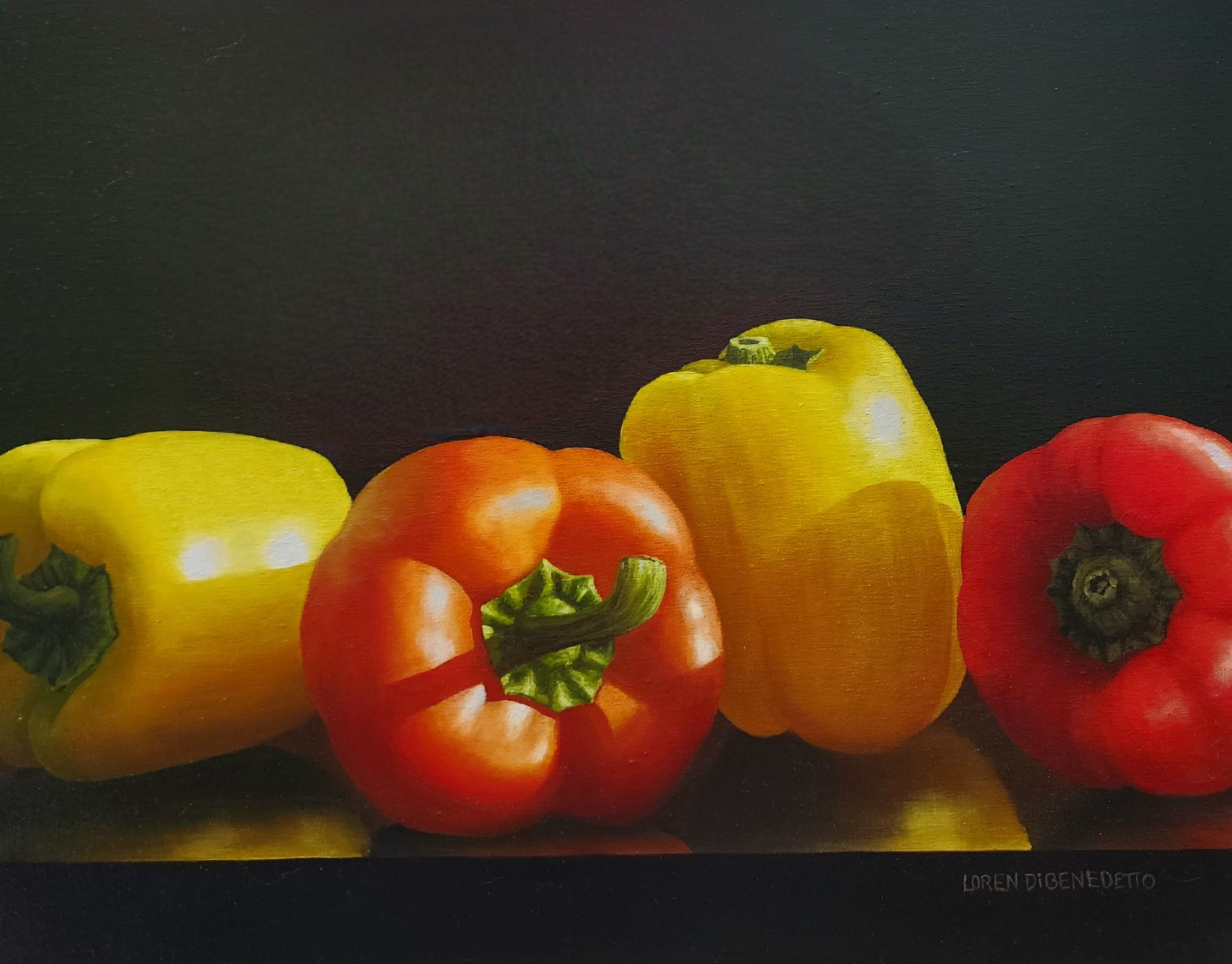 Four Peppers by Loren DiBenedetto