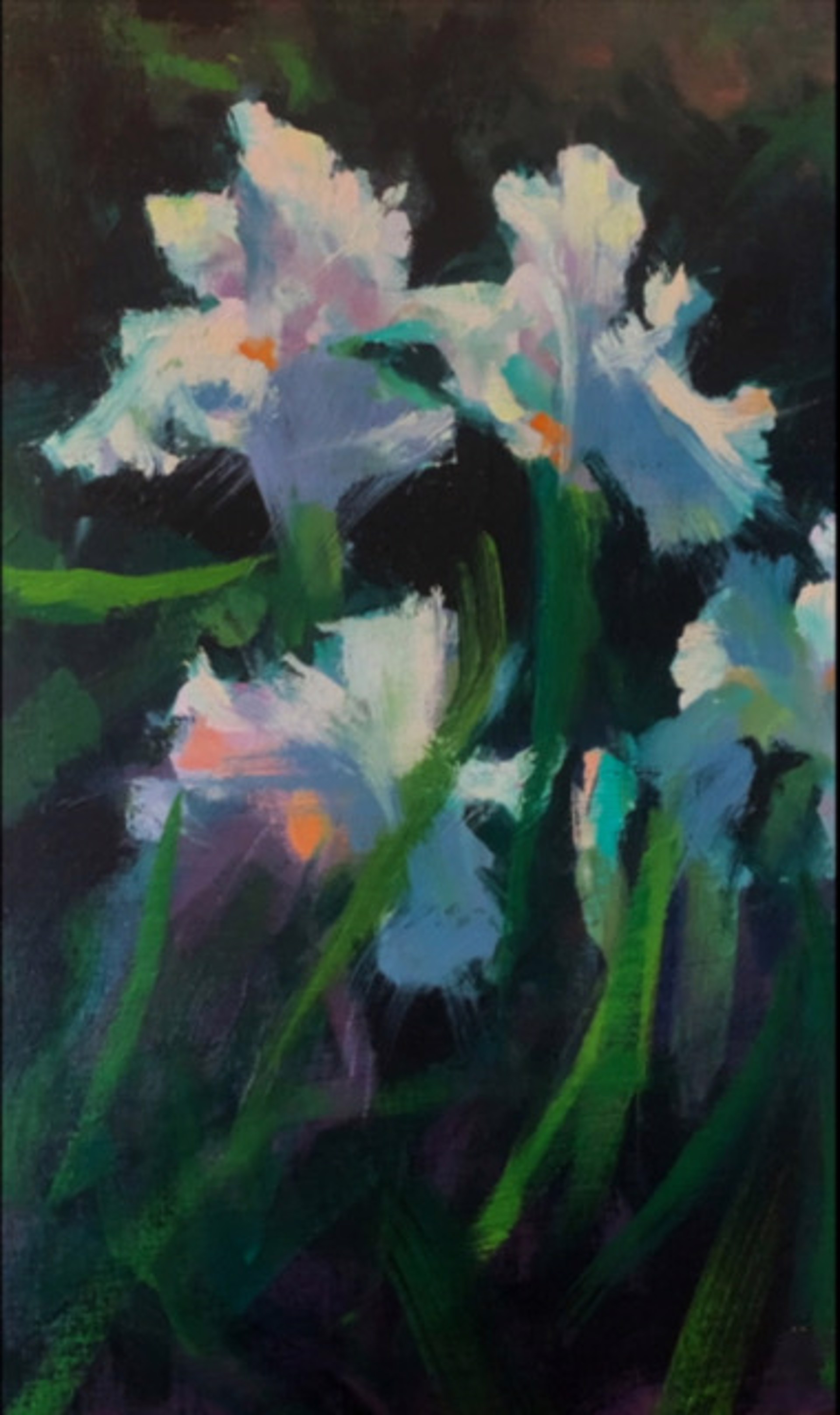 Irises from My Garden by Margaret Dyer