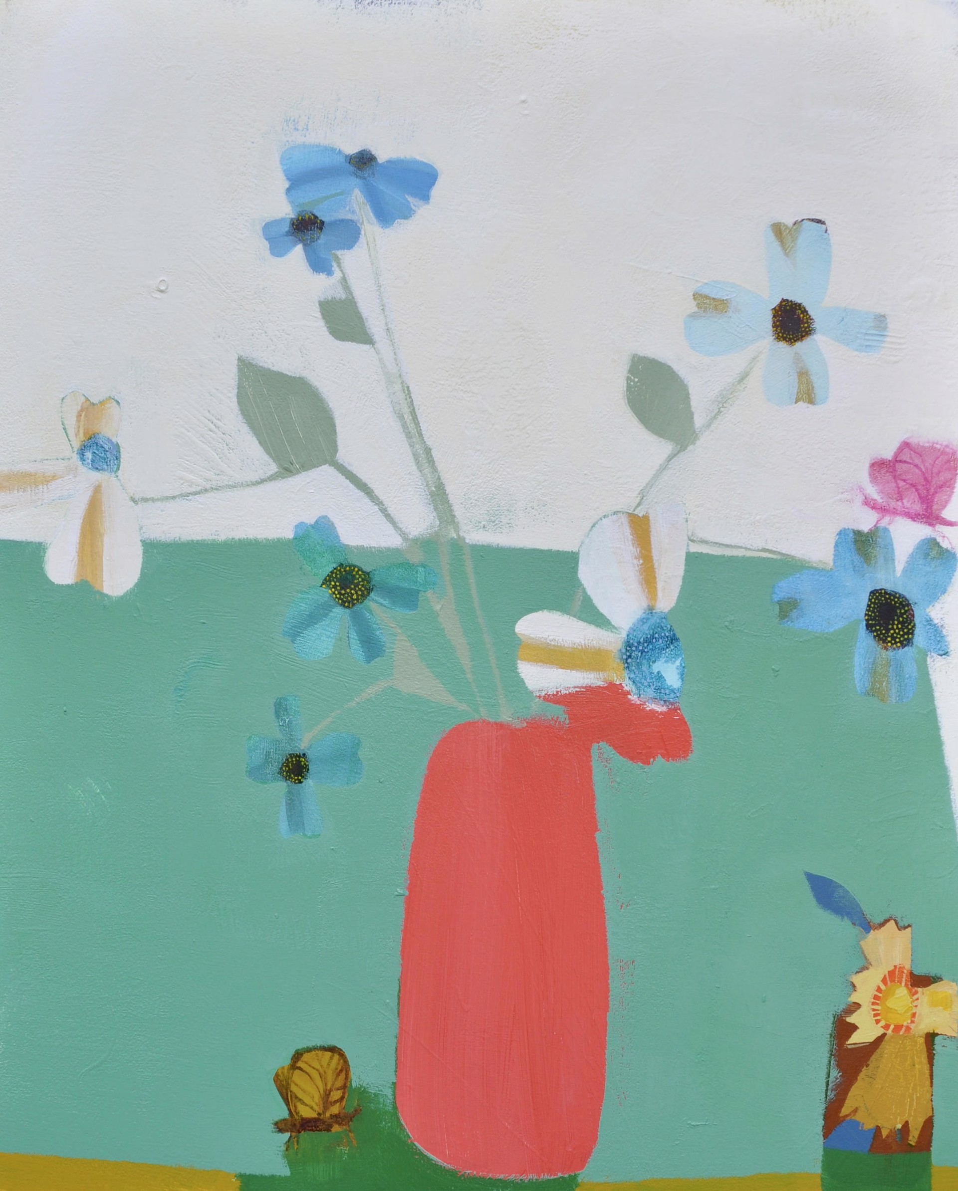 Blue Dogwoods by Wendeline Matson
