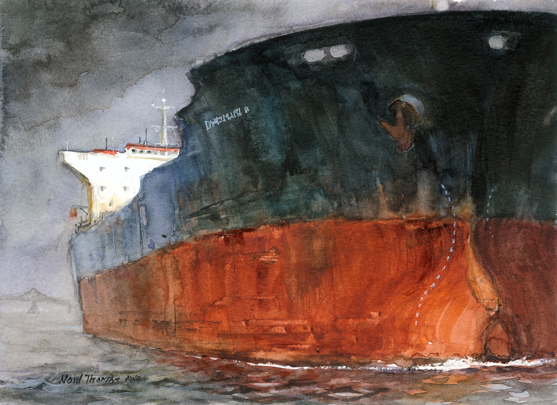 Tanker Platanos (large) by Noel Thomas
