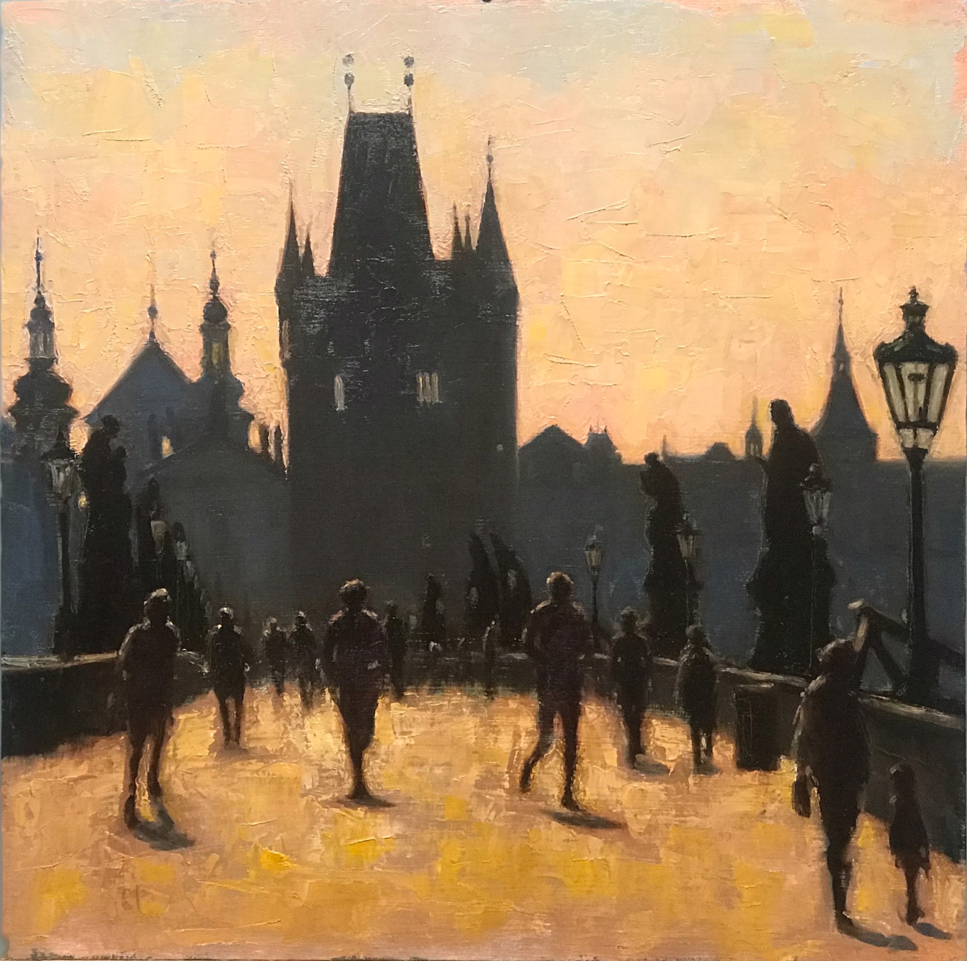 Morning Jog in Prague by Brett Weaver