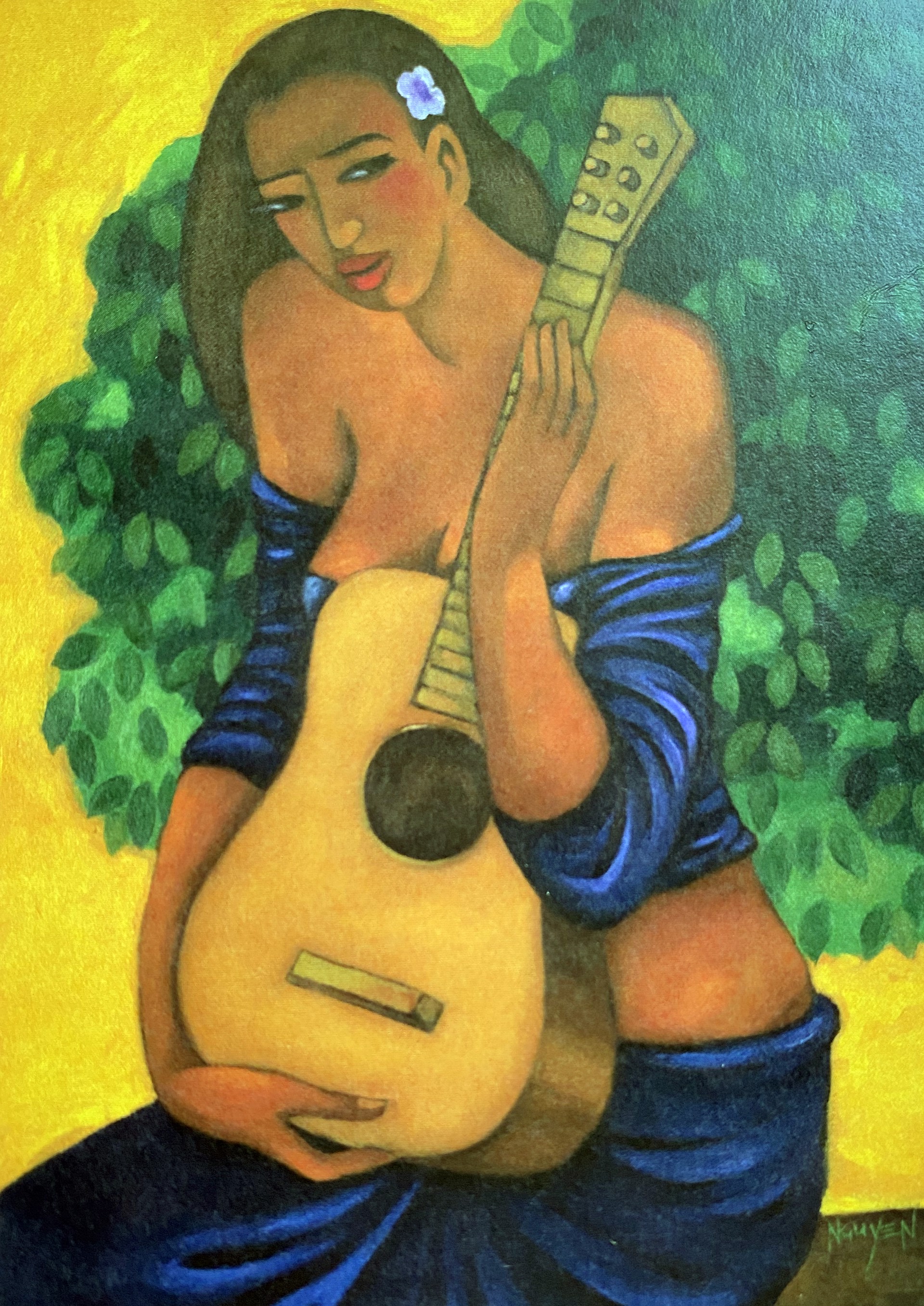 Guitar Girl by Tim Nguyen